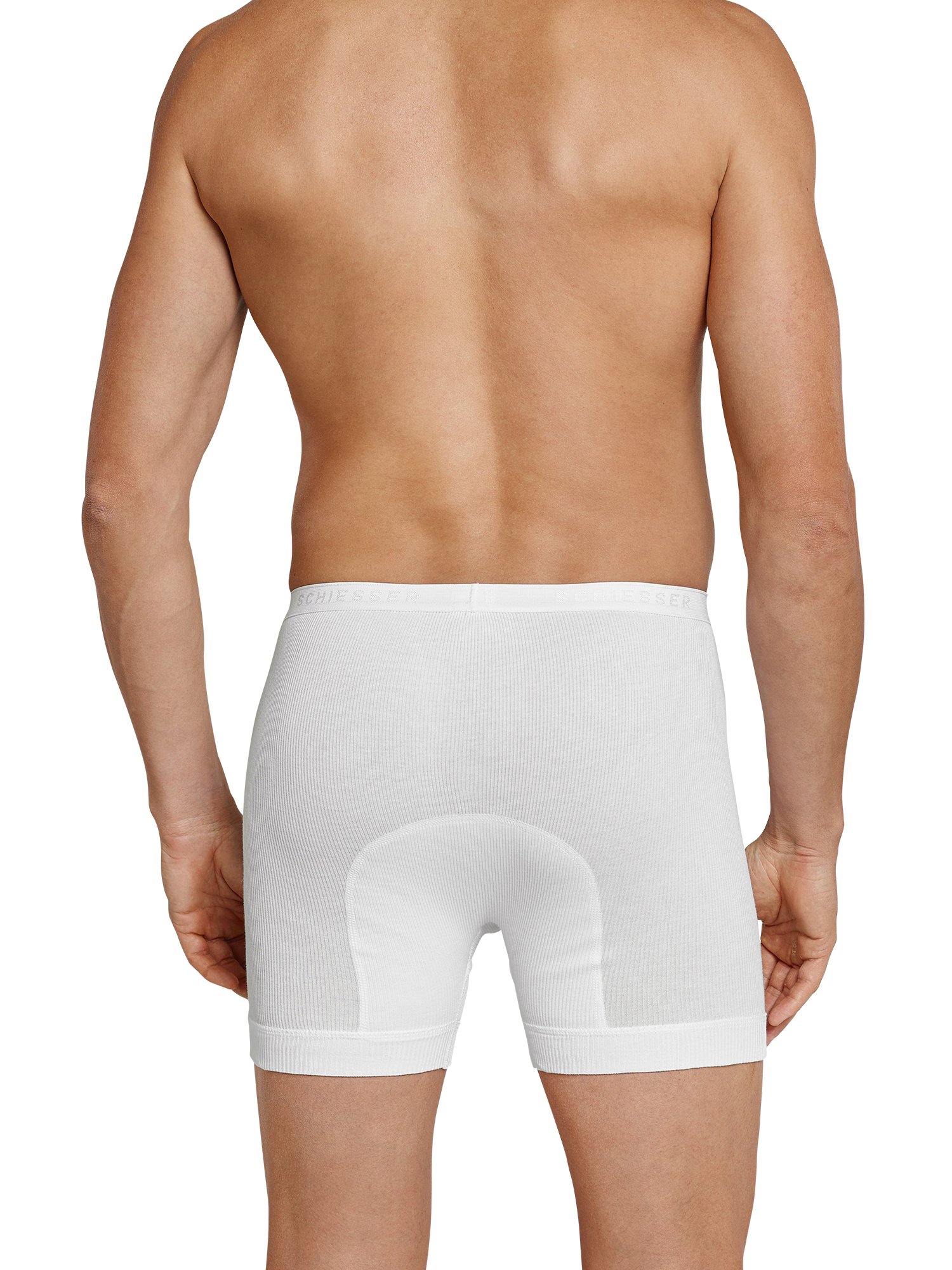 Schiesser Retro Boxer Original-Classics, Weiß, 10