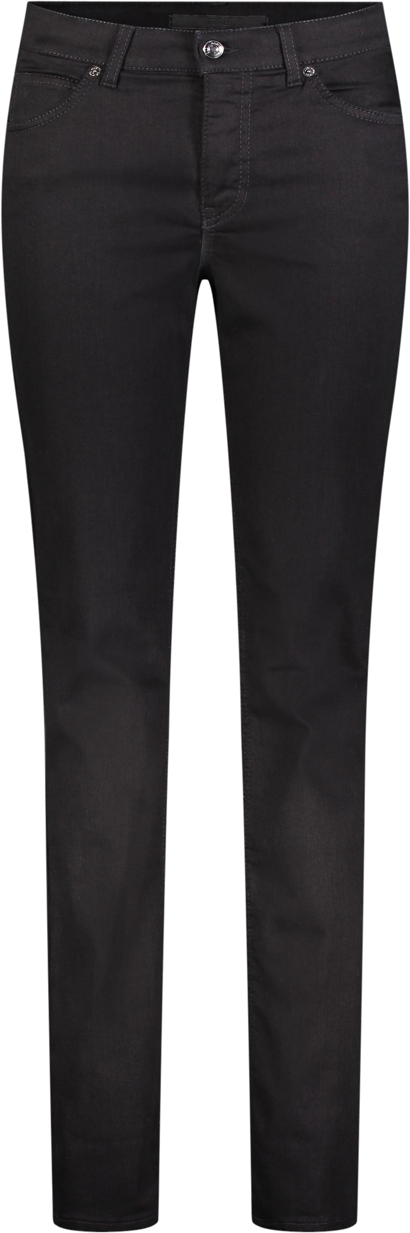 MAC Melanie Jeans, Straight Fit, GüRtelschlaufe, FüR Damen, Schwarz, 46/L32