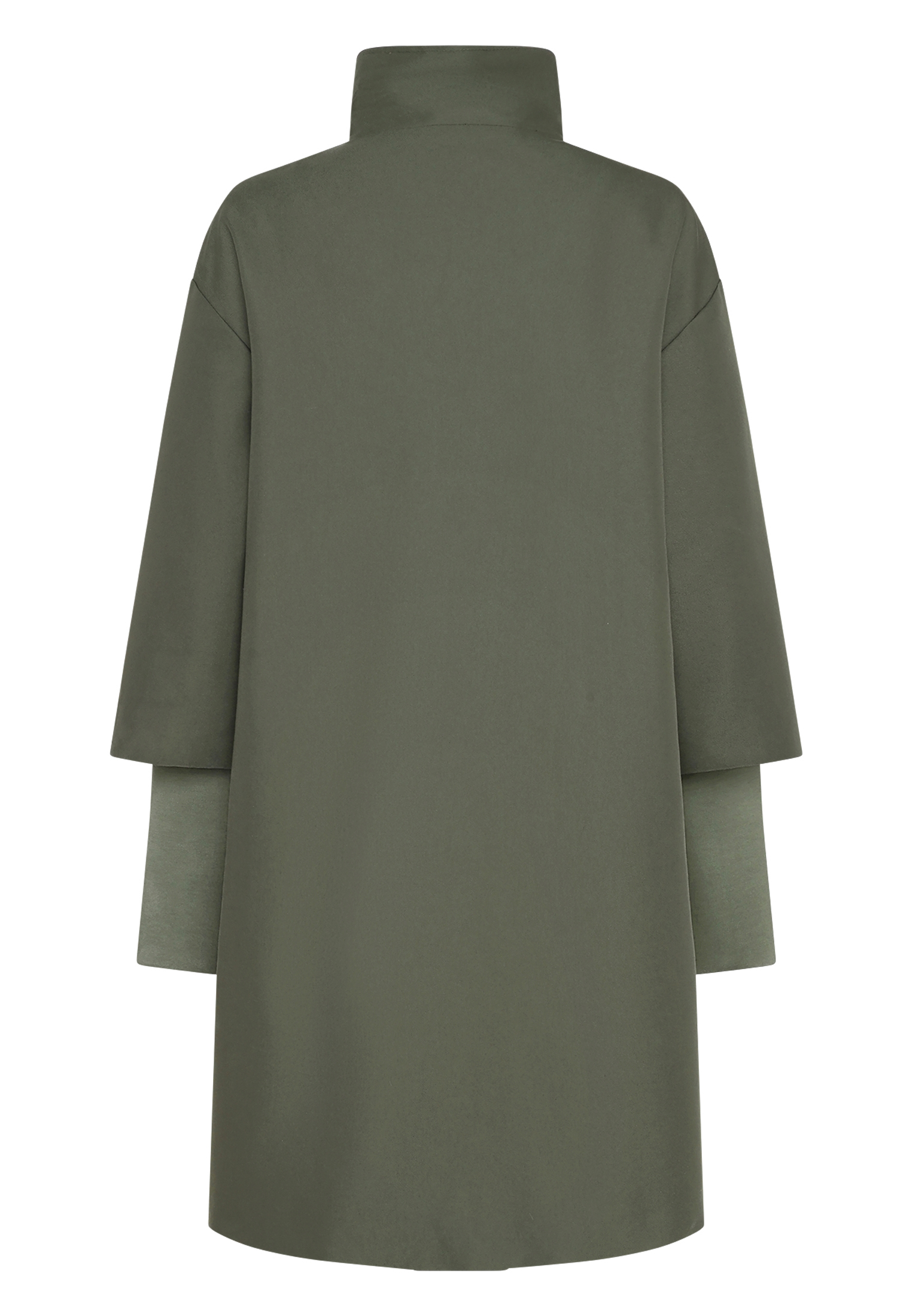 Zero Mantel, Ohne KnöPfe, FüR Damen, GrüN, 40