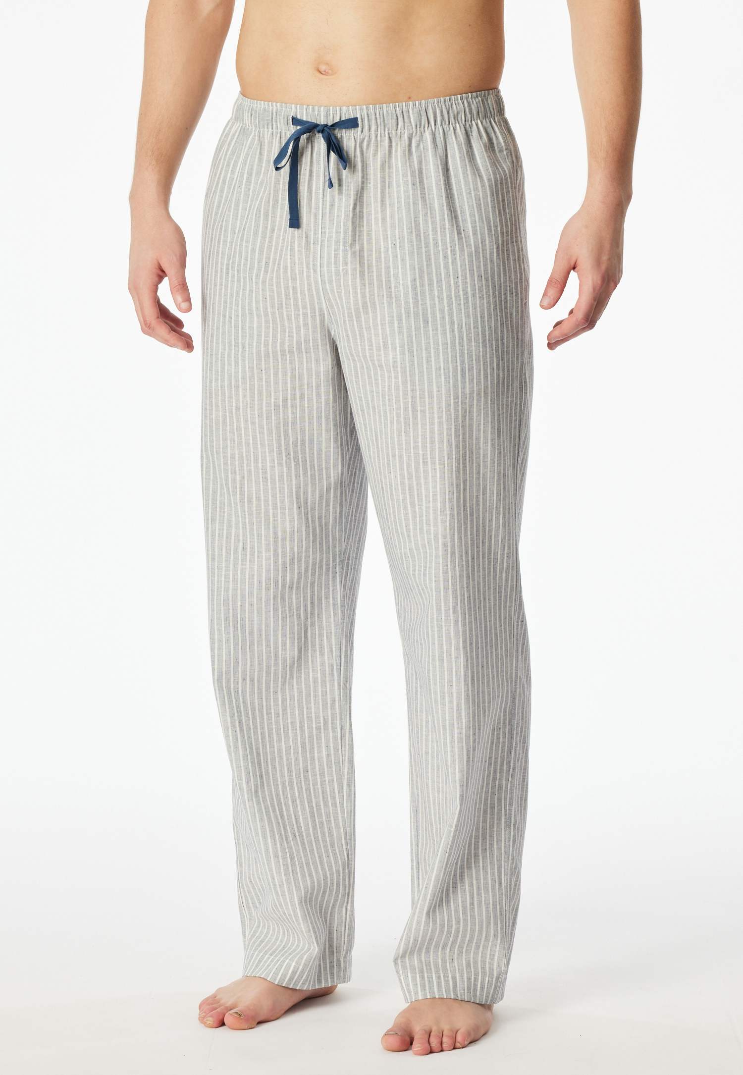 Schiesser Schlafhose, Lang, FüR Herren, Blau, 54