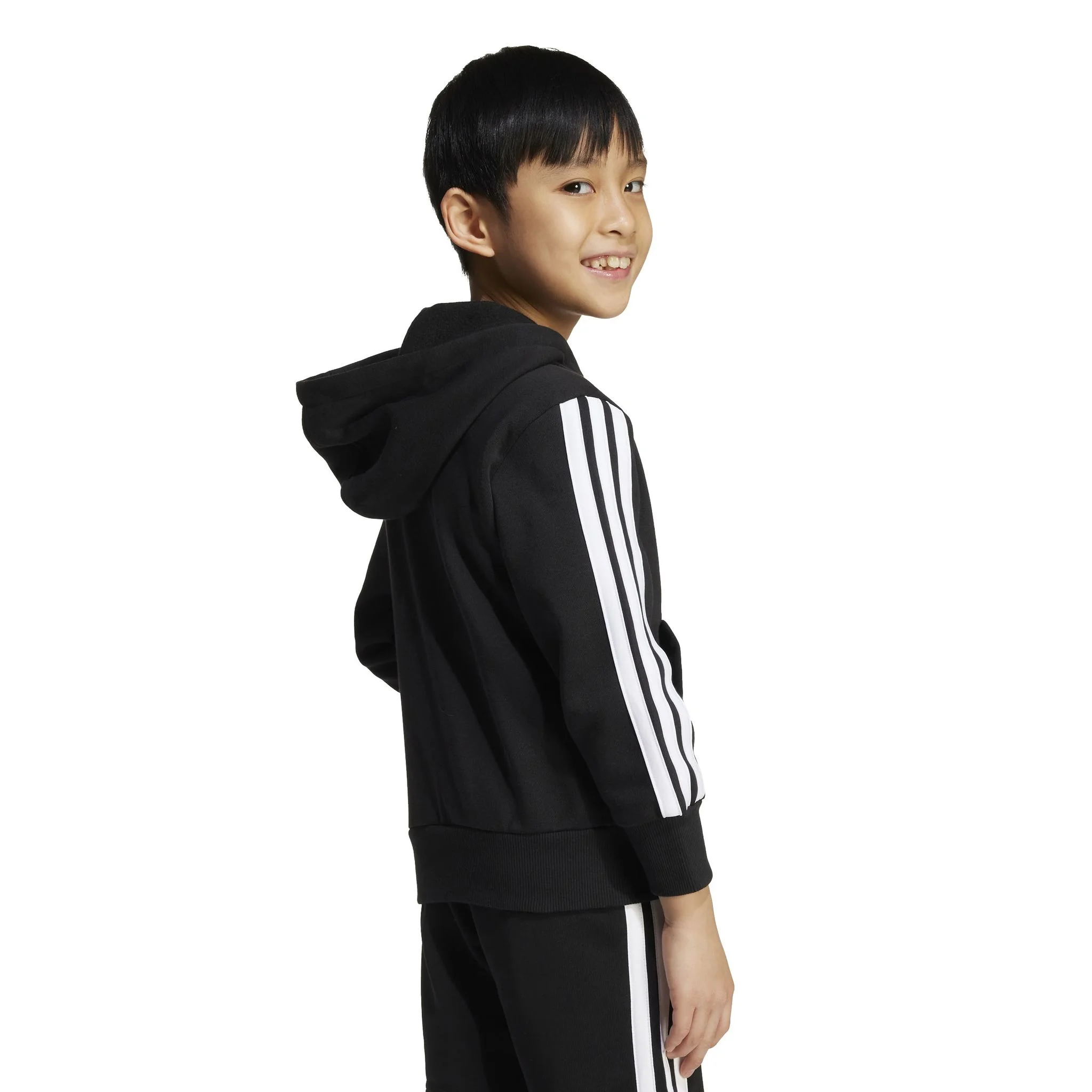 Adidas Sweatjacke, Geteilte KäNgurutasche, FüR Kinder, Schwarz, 116