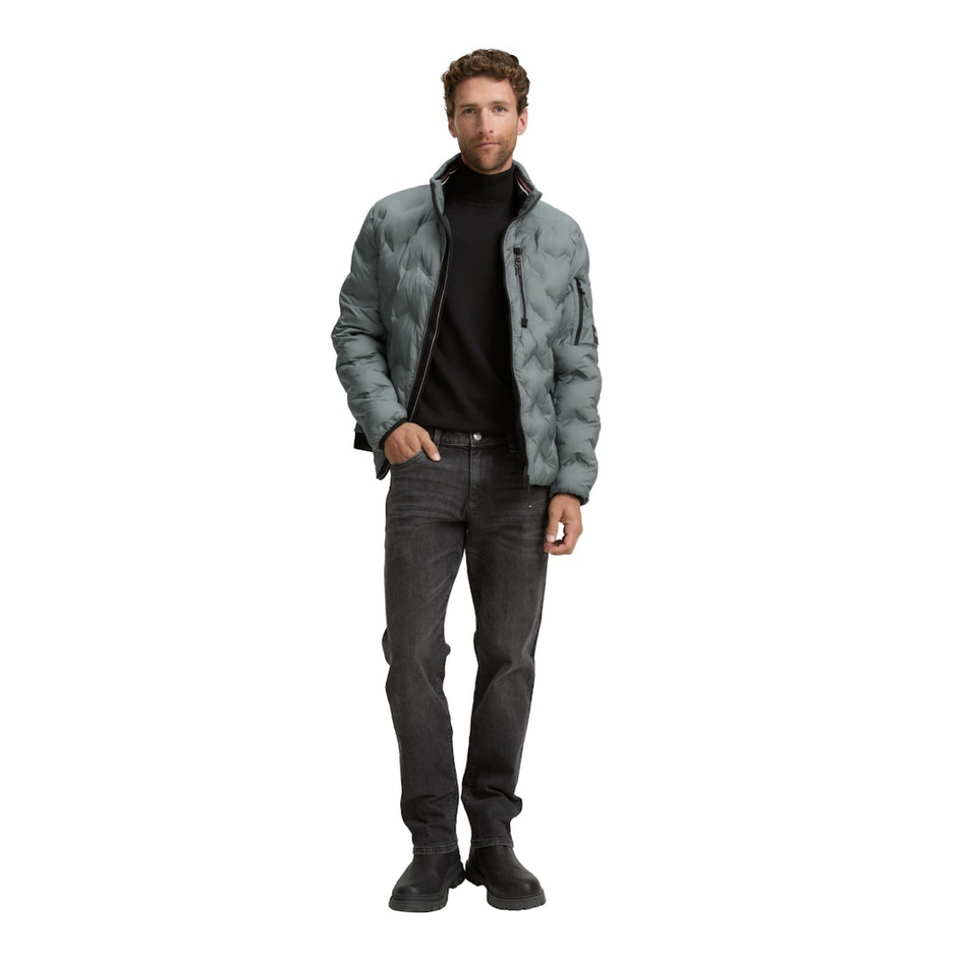 Tom Tailor Steppjacke, Wasserabweisend, FüR Herren, GrüN, Xxl