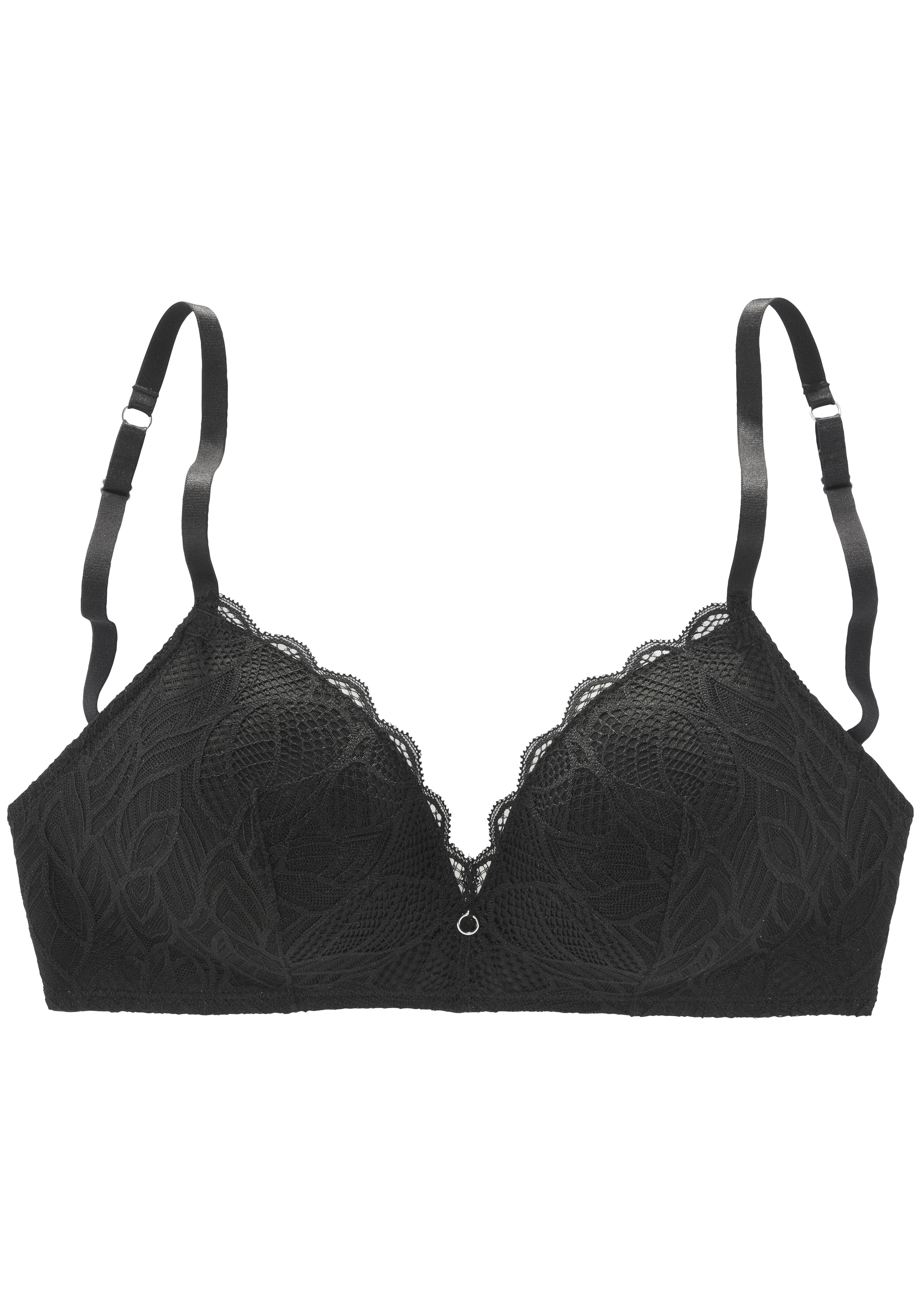 Lascana Alicia Bralette, Spitze, FüR Damen, Schwarz, 85B