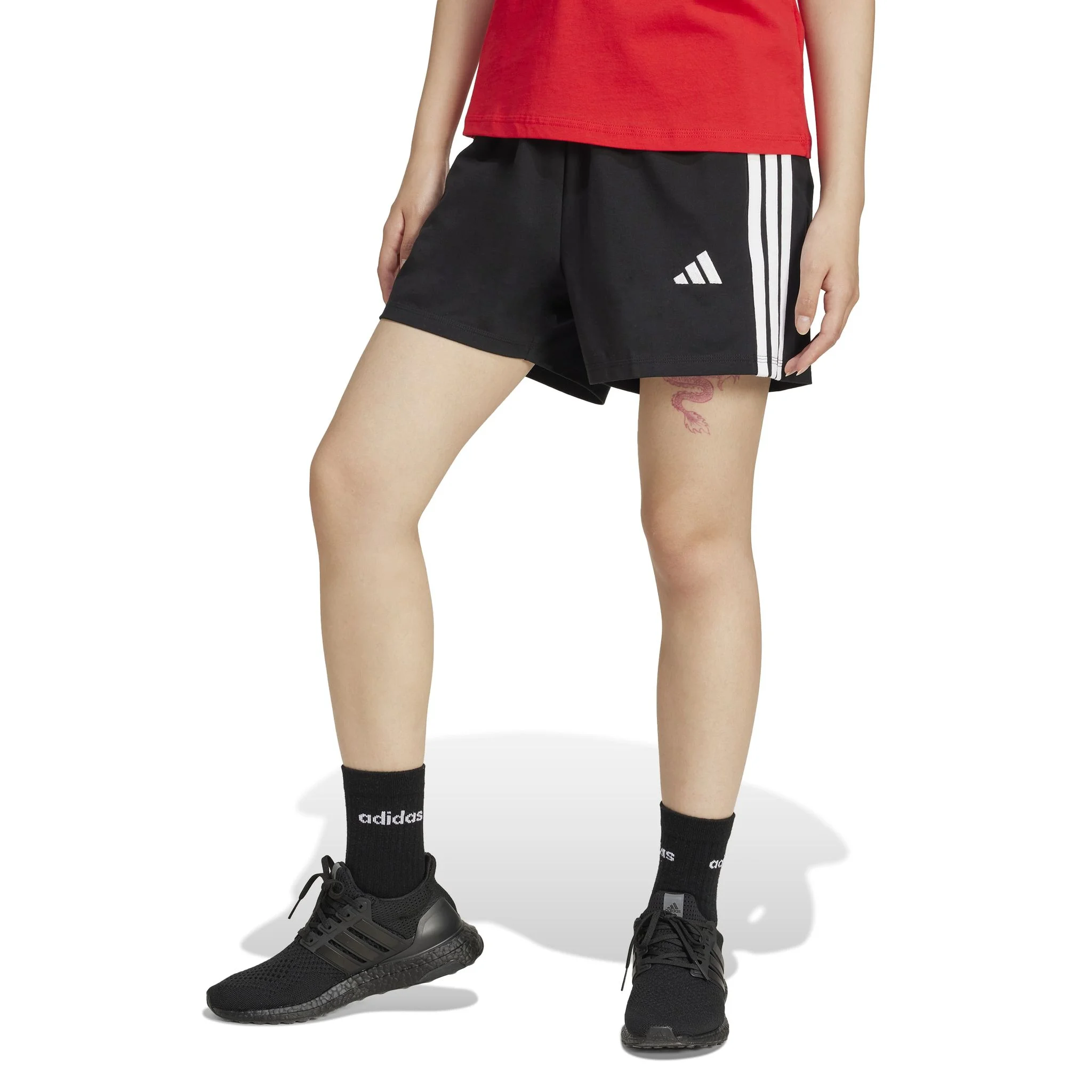 Adidas Essentials Joggingshorts, High Waist, FüR Damen, Schwarz, S