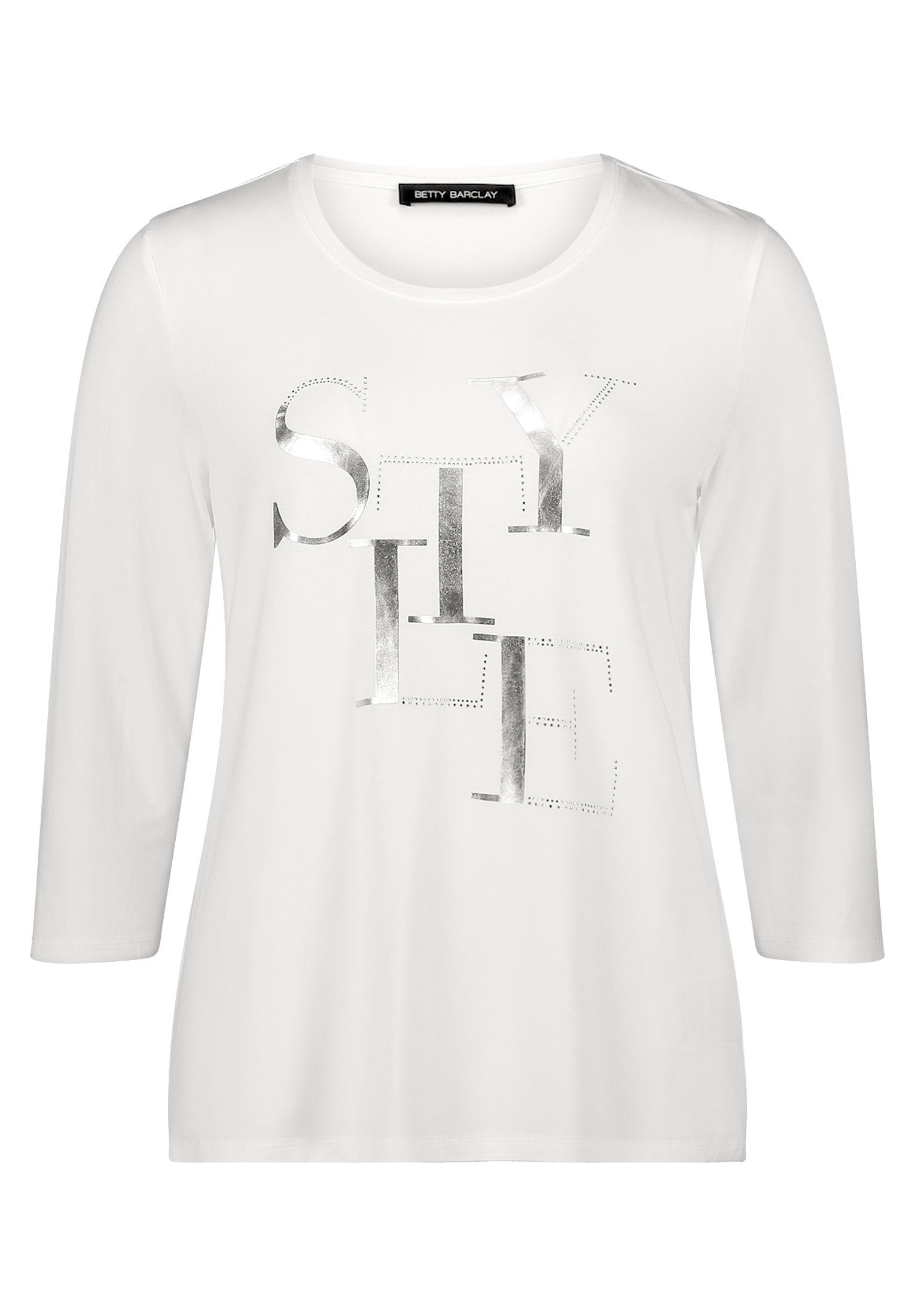 Betty Barclay 27762063_Shirt Kurz 3, 1014 Offwhite, 38, Weiß, 38
