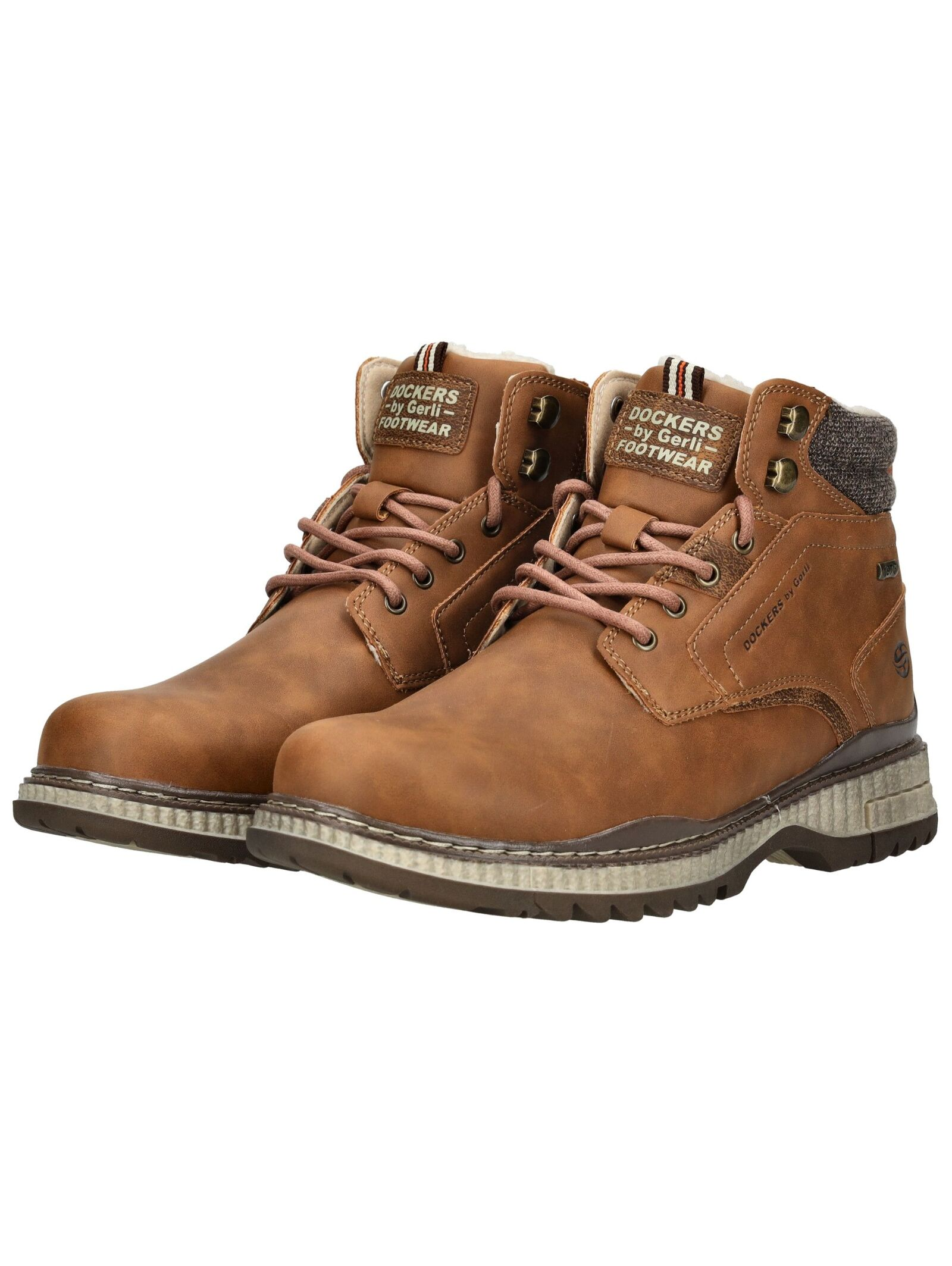 Dockers® By Gerli Lederimitat Stiefelette, Braun, 44