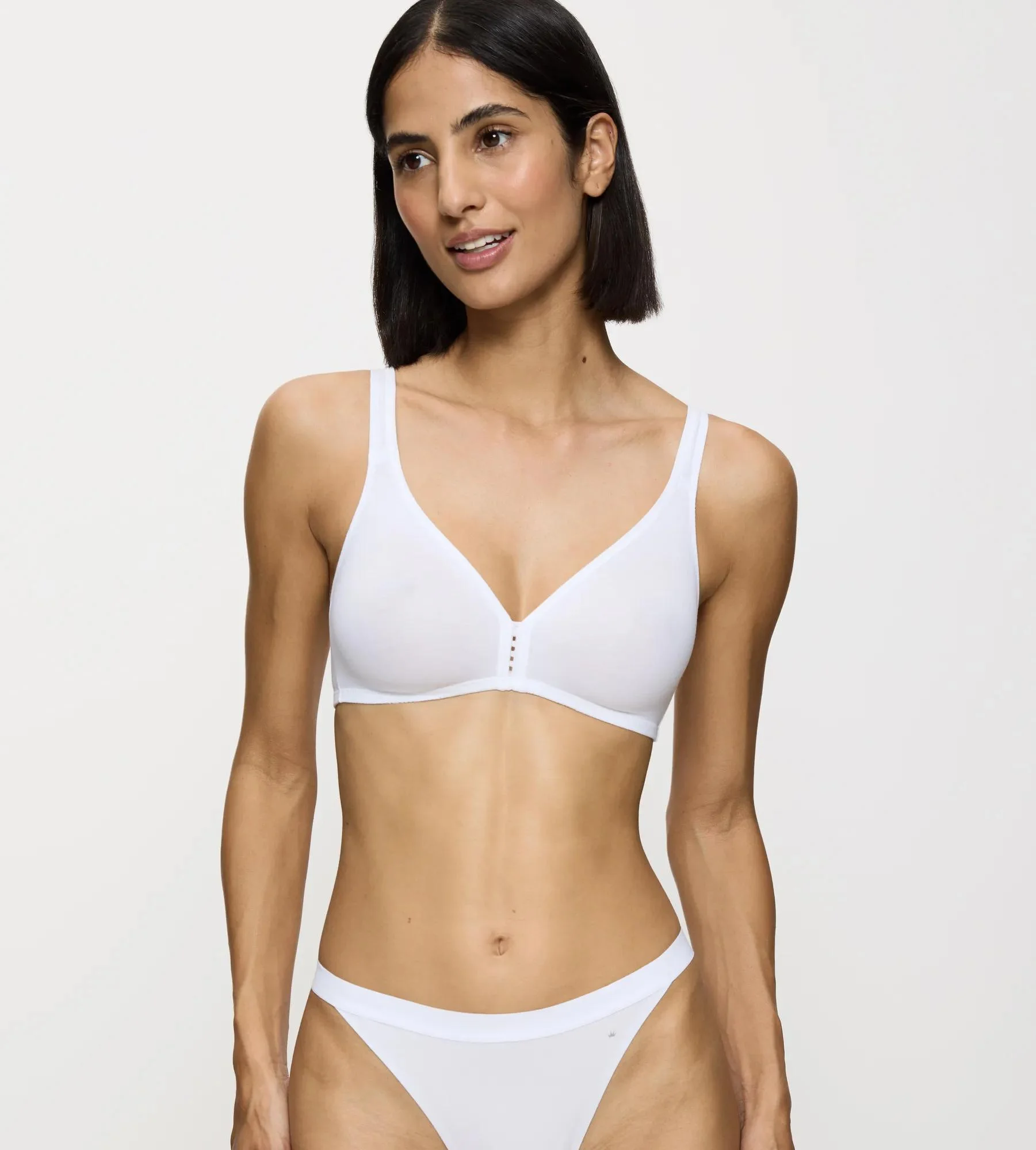 Triumph Everyday Eileen BüGelloser-Bh, Schmale TräGer, Loch-Details, FüR Damen, Weiß, 75B