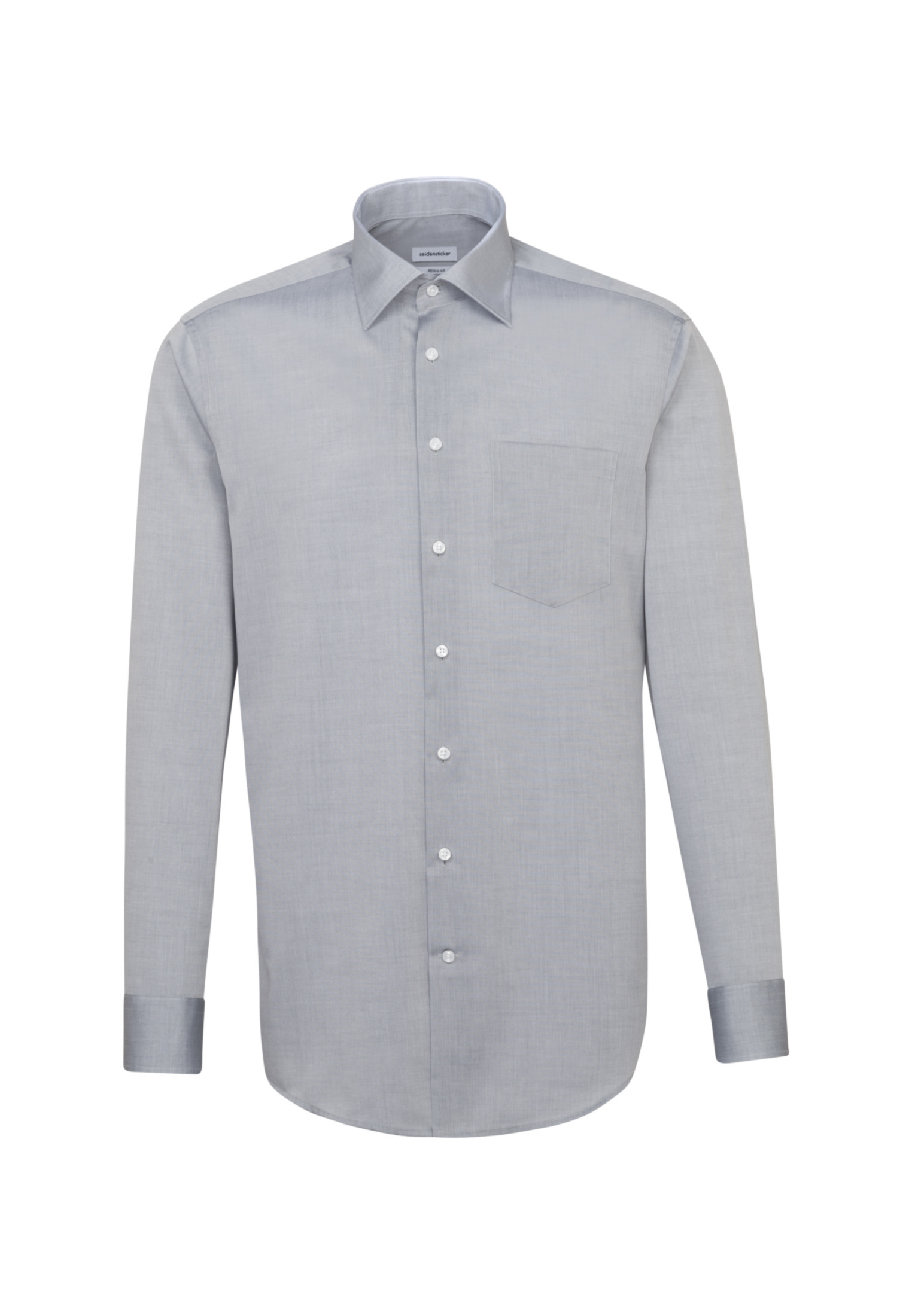 Seidensticker 1 Bus Chambray 02000, 32 Anthra, 38, Grau, 38