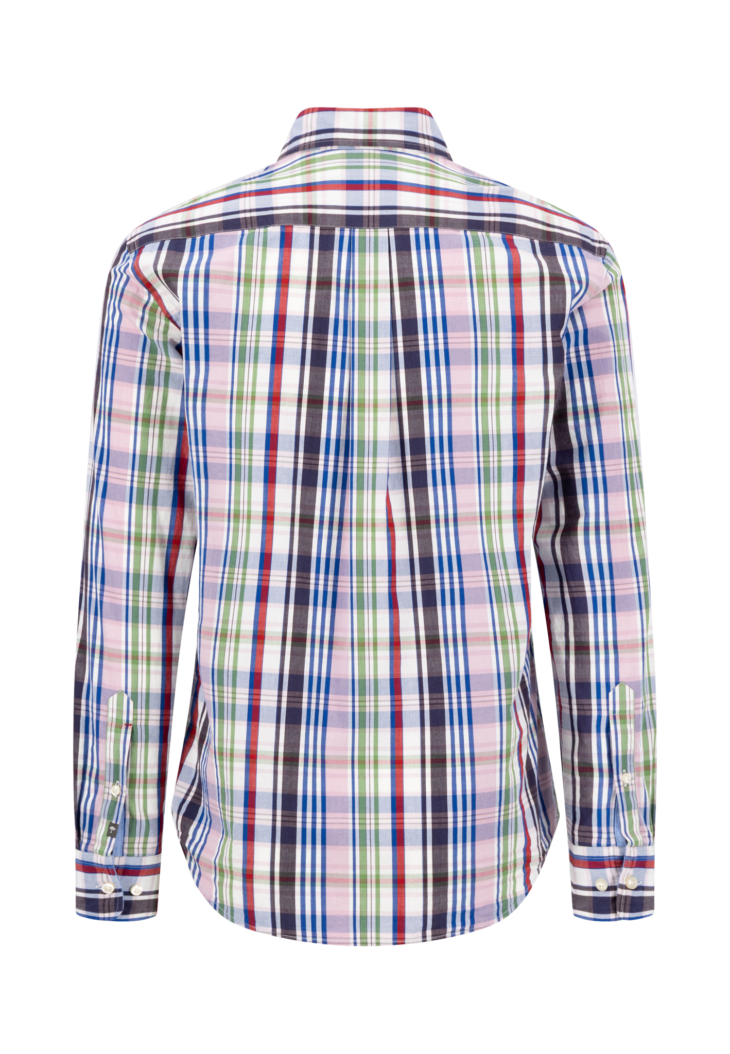 FYNCH-HATTON® Freizeithemd, Body-Fit, Langarm, Button-Down-Kragen, Herren, Rot, Xxl