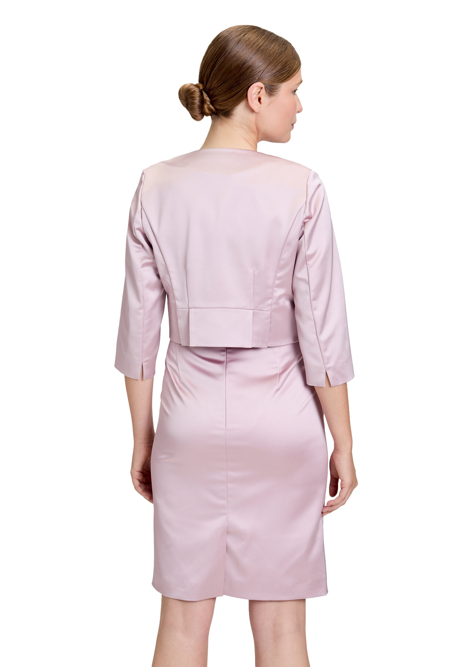 Vera Mont Bolero-Jacke Mit Kellerfalten, Rosa, 38