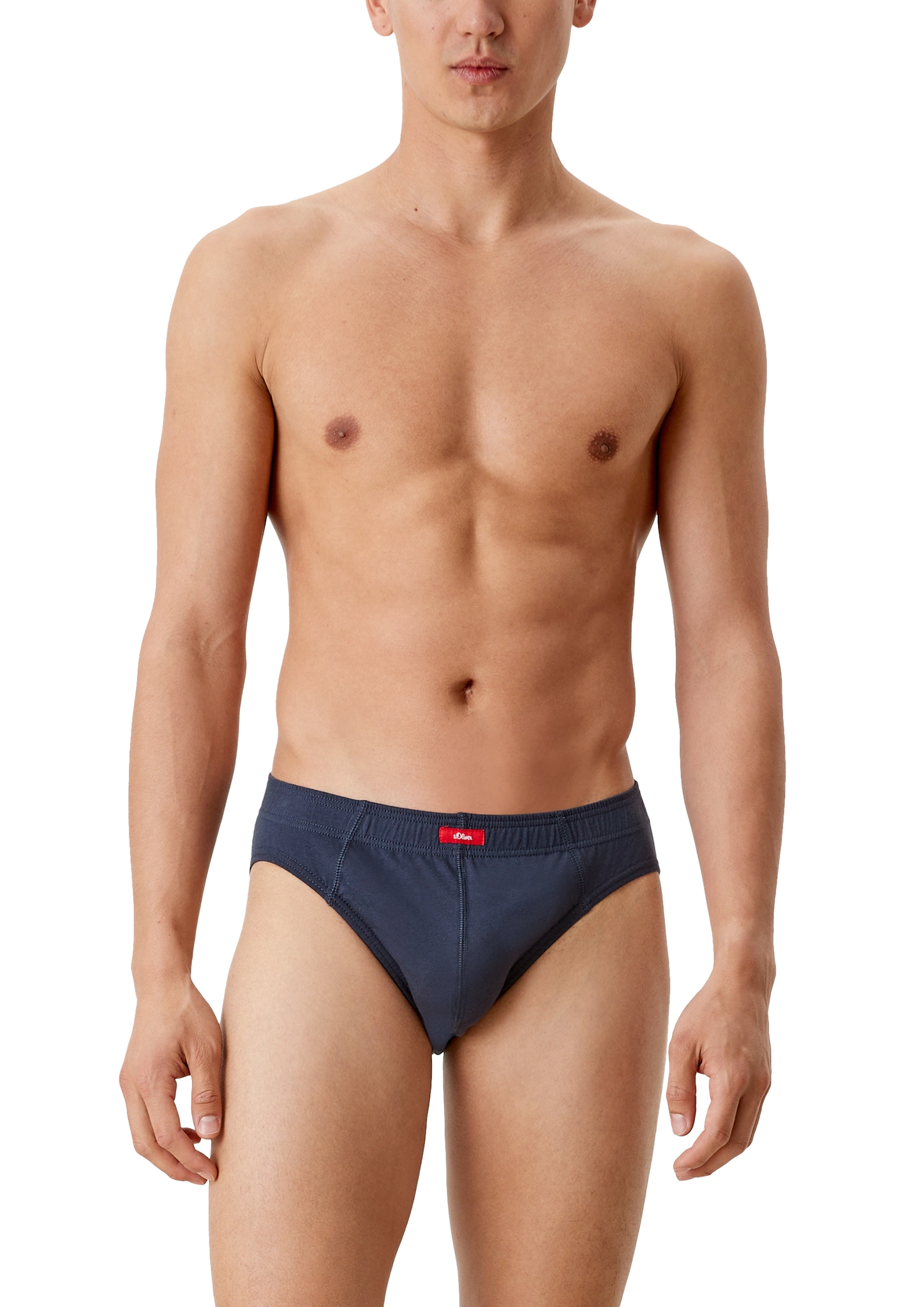 S.Oliver Slip, 7Er-Pack, Logo-Bund, FüR Herren, Blau, Xxl