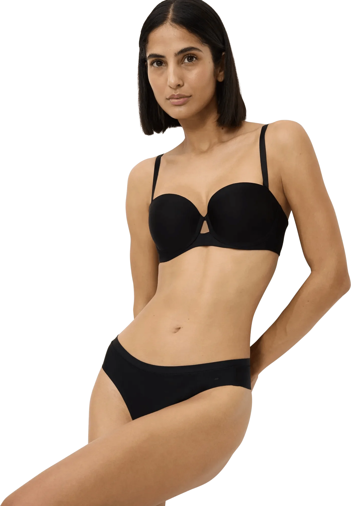Triumph Pure Micro Multiway-Bh, TräGerlos, Gepolstert, FüR Damen, Schwarz, 80E