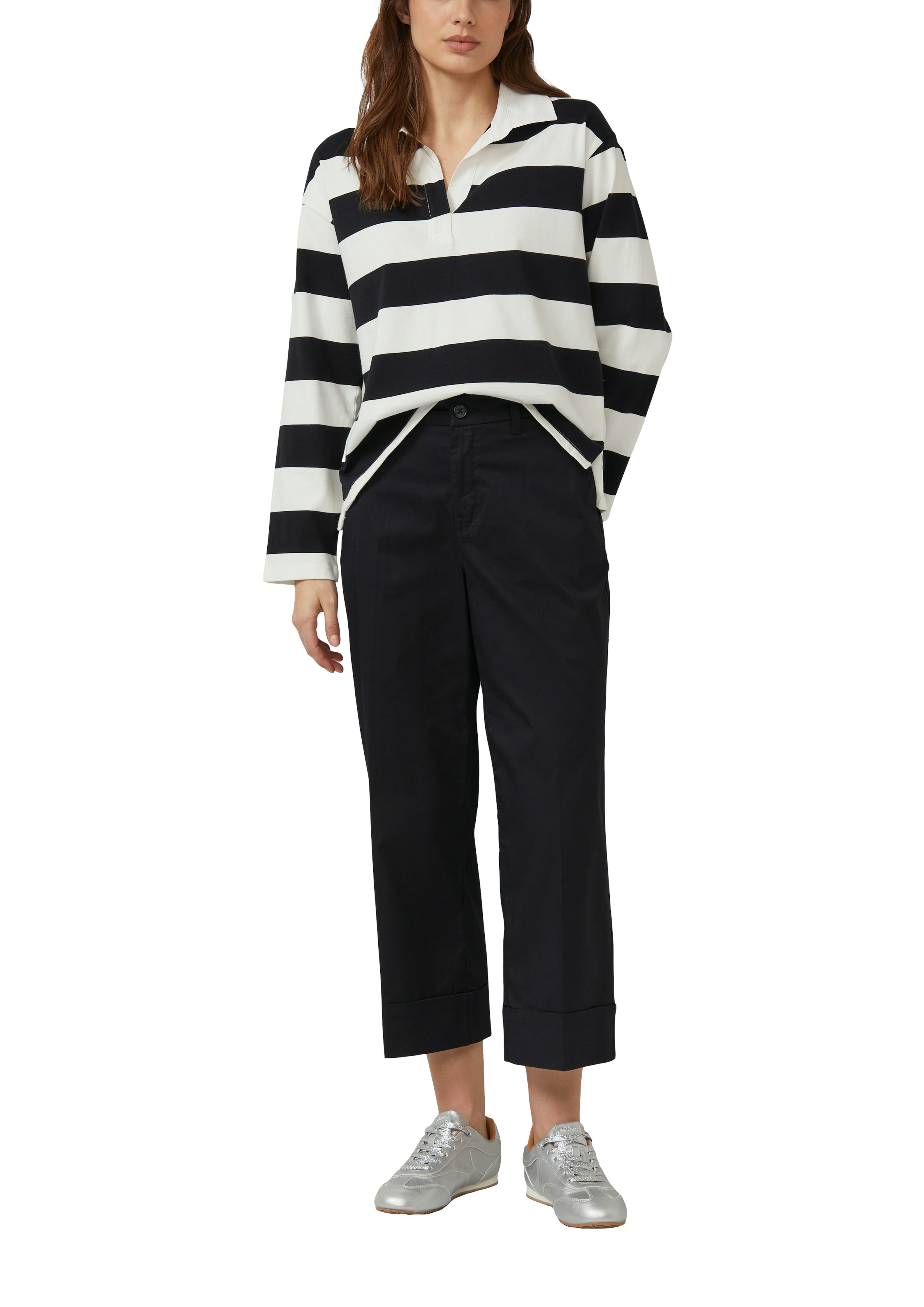 S.Oliver Red Label Culotte, BüGelfalte, FüR Damen, Schwarz, 44