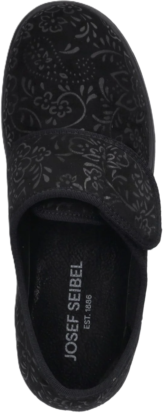 Seibel Pantoffeln "Nice 80", Klettverschluss, Keilabsatz, FüR Damen, Schwarz, 39