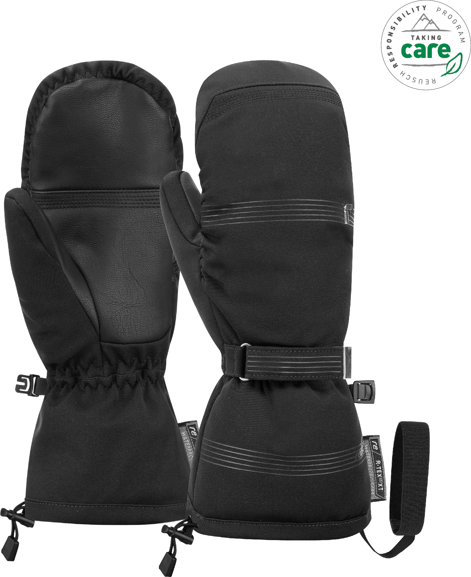 Reusch FäUstlinge, Atmungsaktiv, Einfarbig, Schwarz, 6 1/2