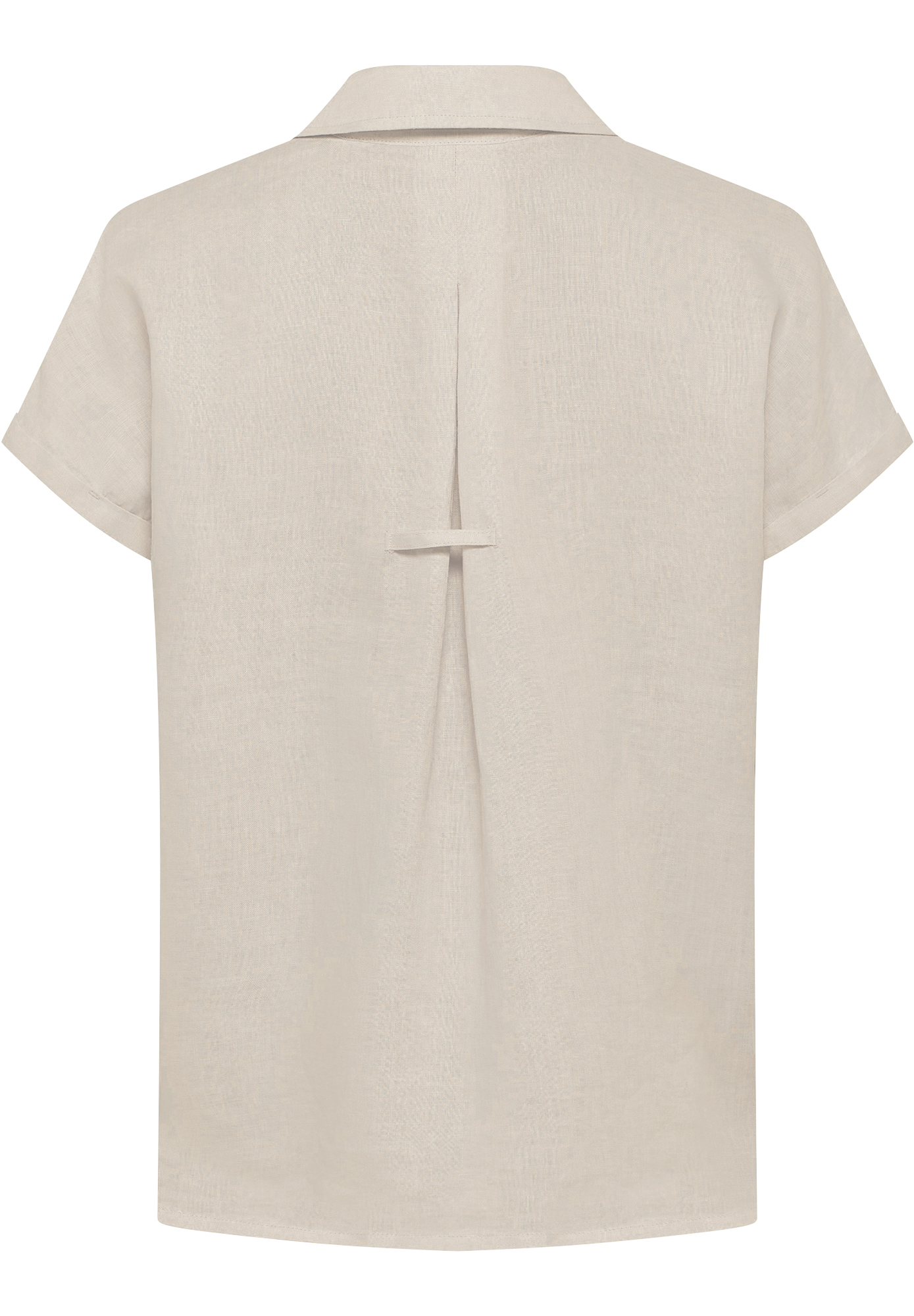 Cecil Leinenbluse, Kurzarm, FüR Damen, Beige, M