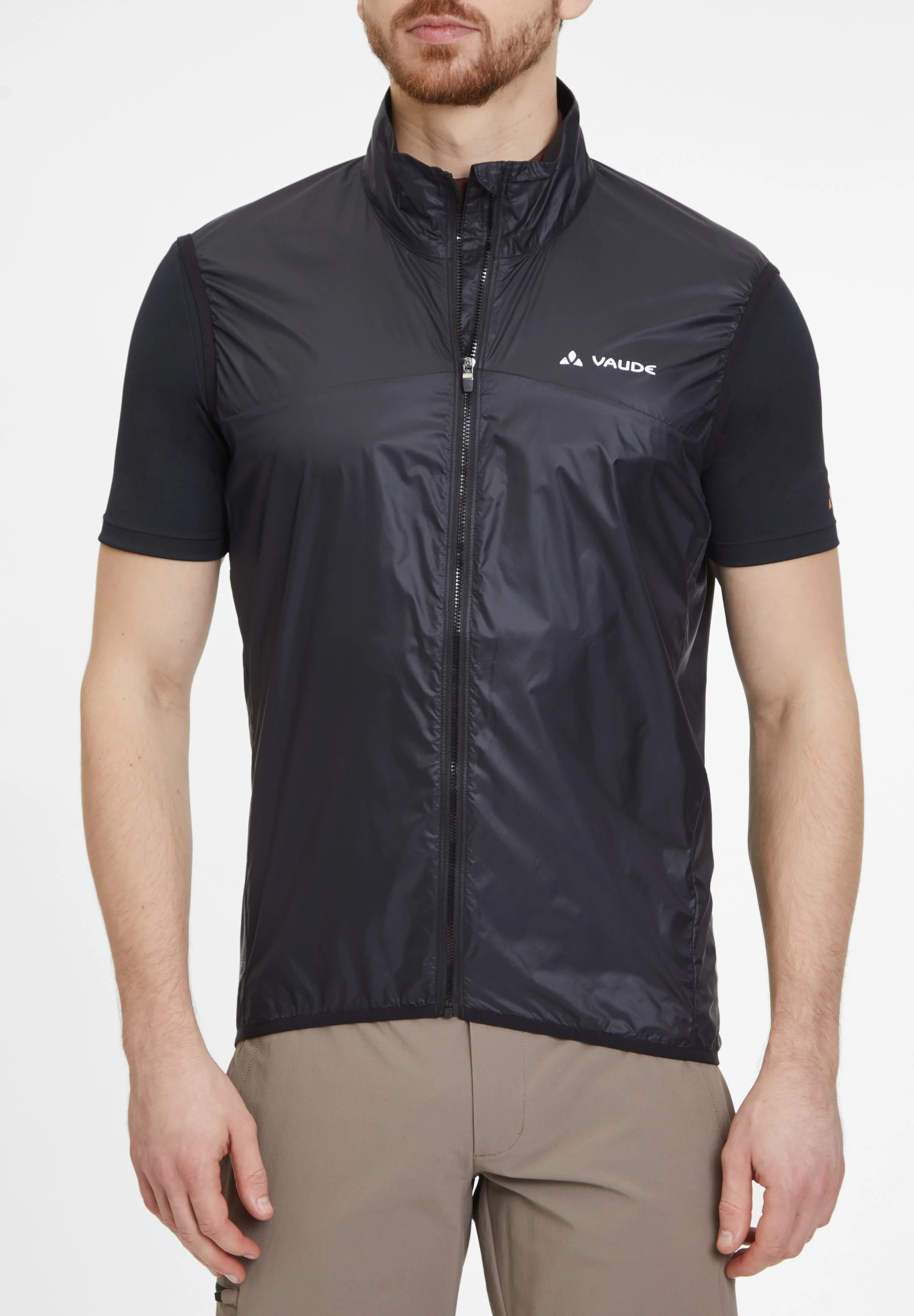 Vaude Fahrradweste, Stehkragen, FüR Herren, Schwarz, S