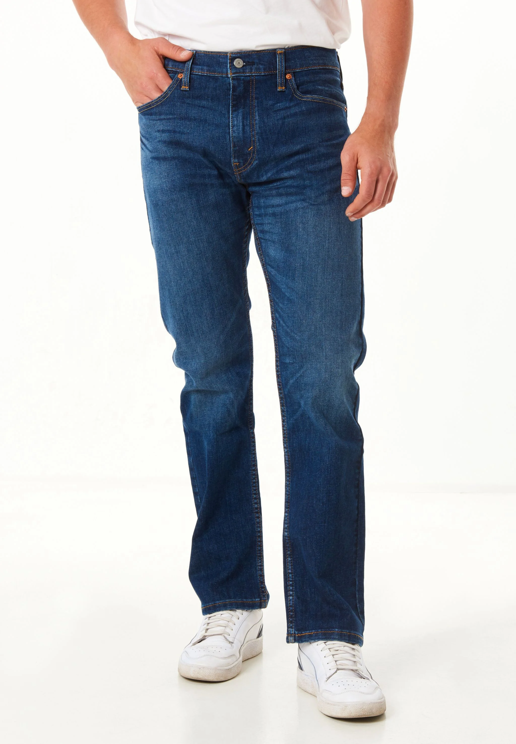 Levi's® 513™ Slim Straight Jeans, Blau, 34/30