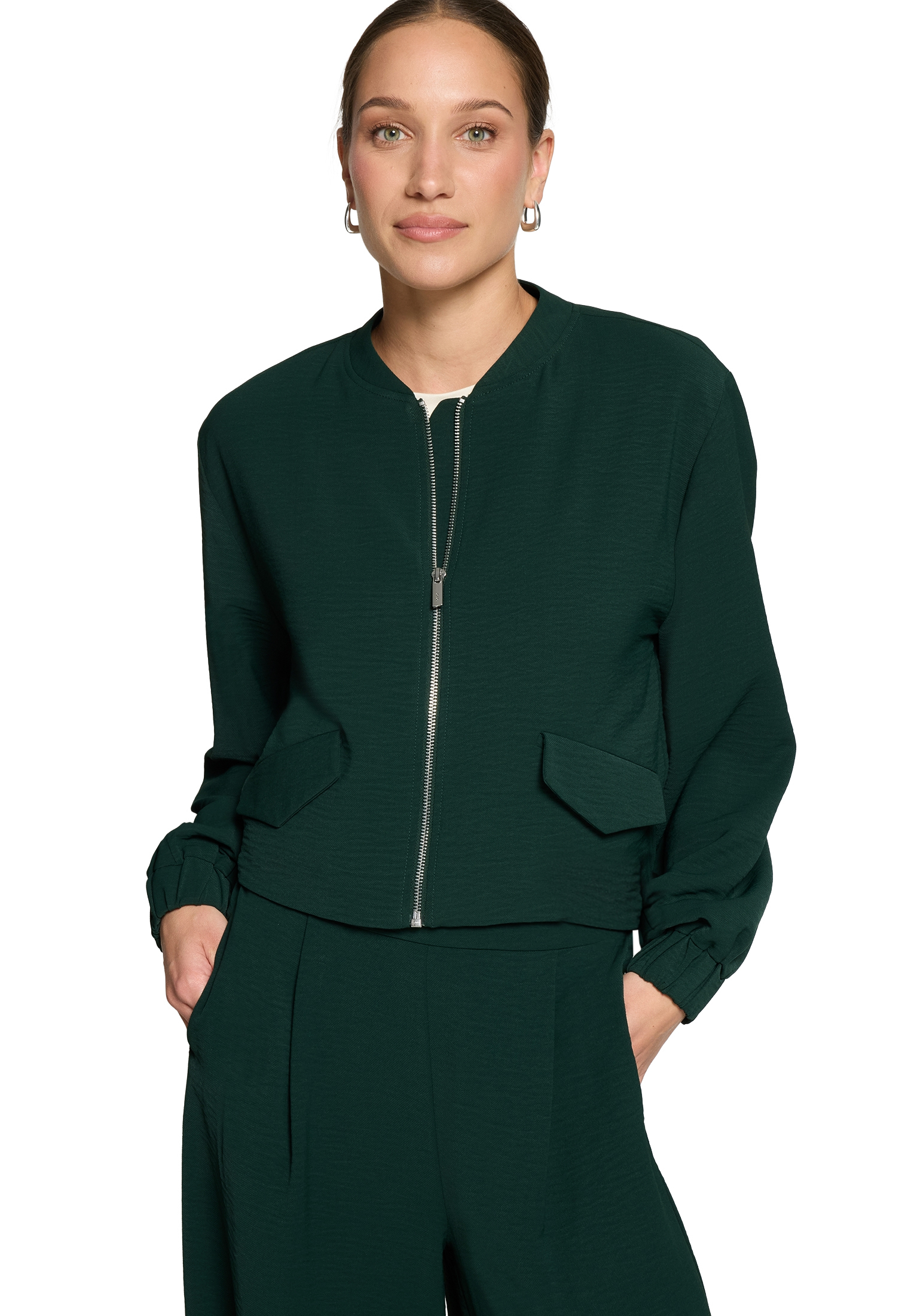 Zero Blouson Langarm, GrüN, 42