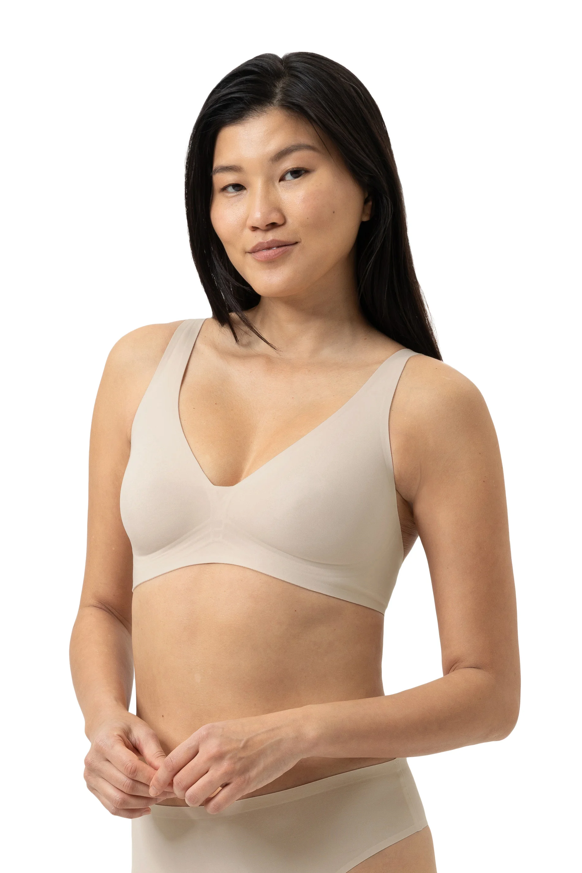 mey Simply Better Invisible Triangle-Bh, Breite TräGer, FüR Damen, Weiß, L