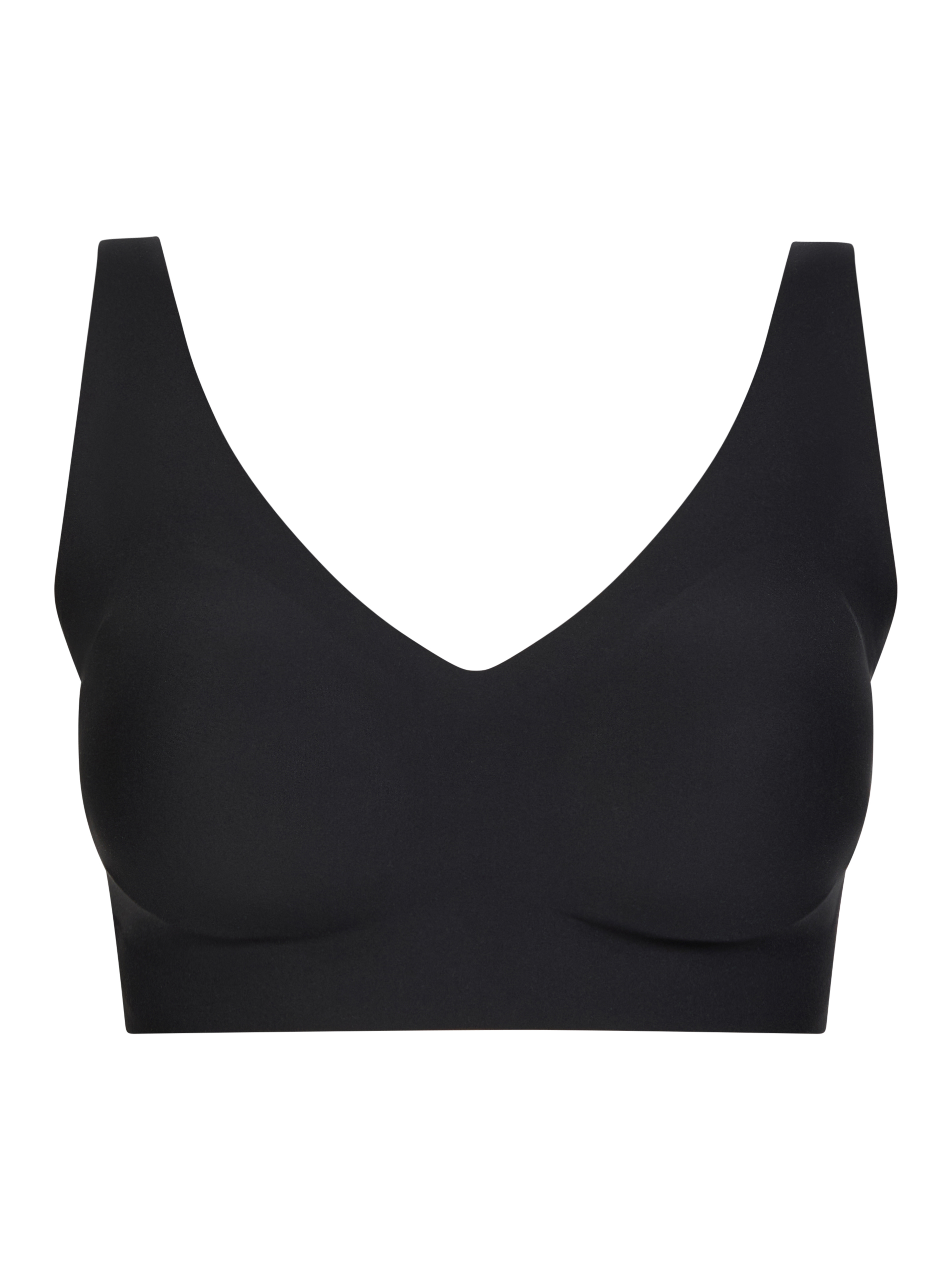 Chantelle Bralette Soft Stretch Power, Tiefausgeschnitten, Breite TräGer, FüR Damen, Schwarz, L