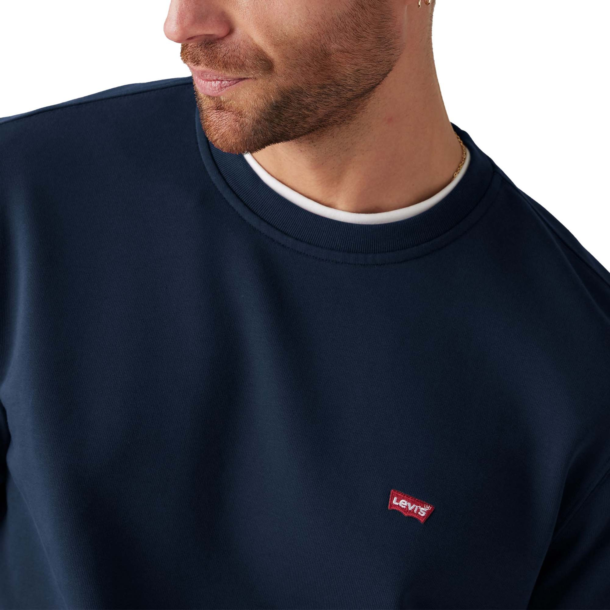 Levi's® Sweatshirt, Rundhals, FüR Herren, Blau, L