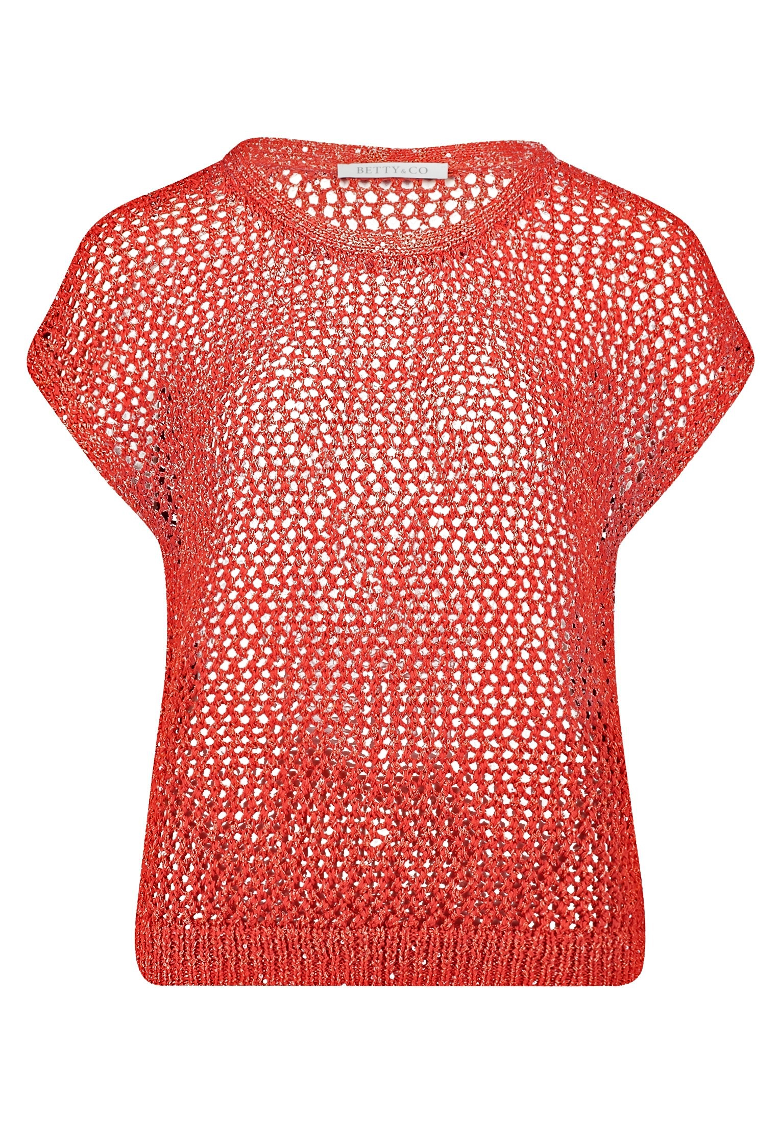 Betty & Co Strickpullunder Mit Effektgarn, Braun, 38