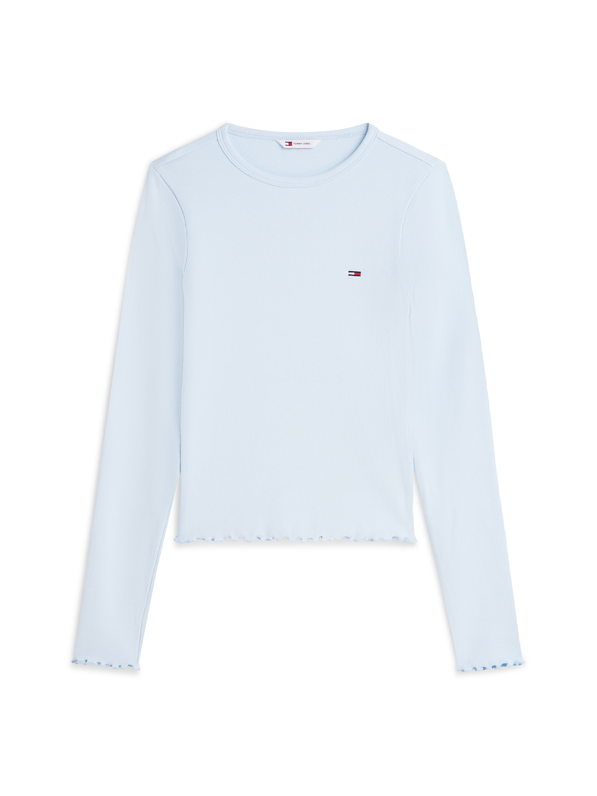 Tommy Jeans Langarmshirt, Cropped, FüR Damen, Blau, M