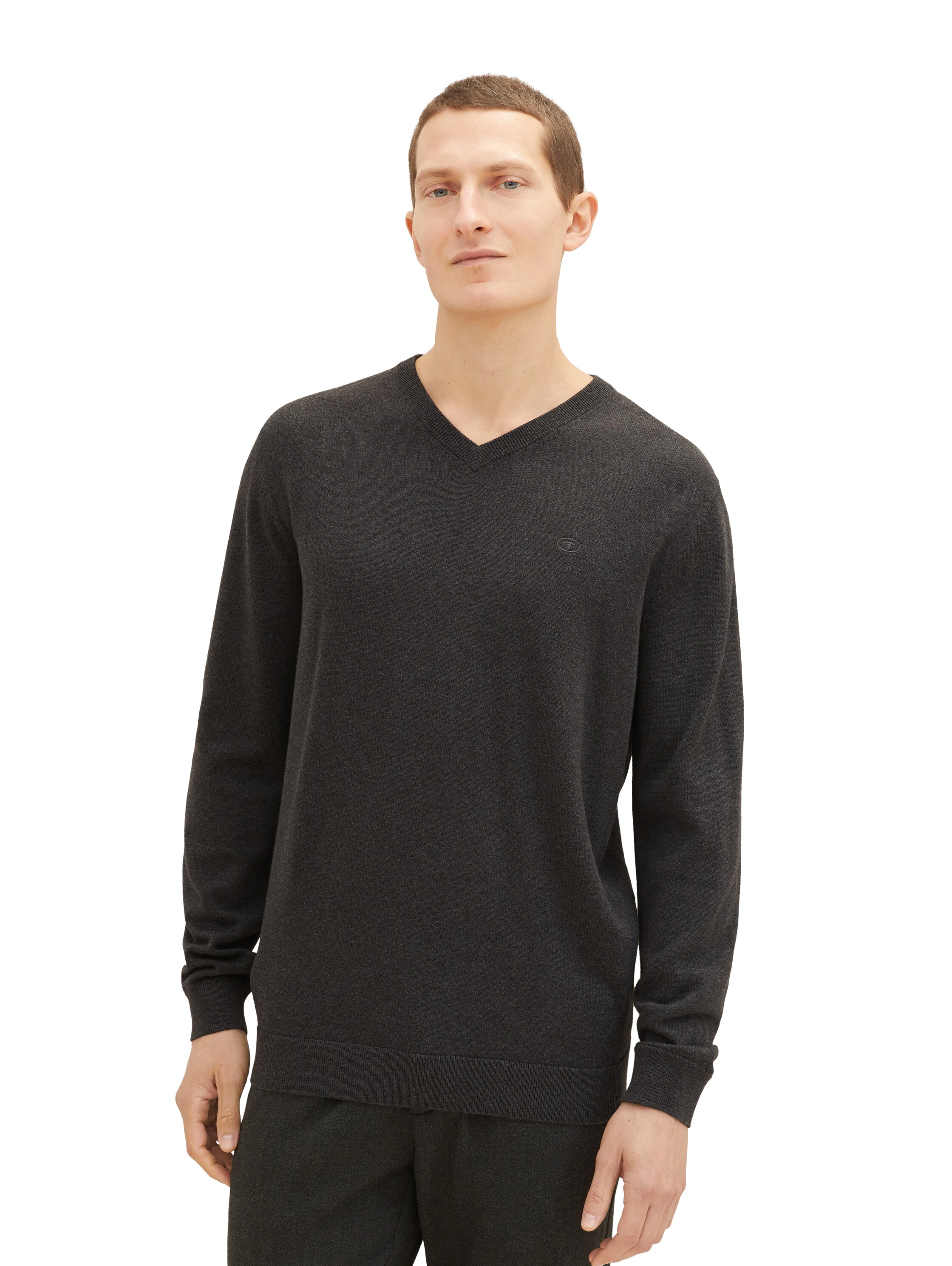 Tom Tailor Pullover, Baumwolle, FüR Herren, Grau, S