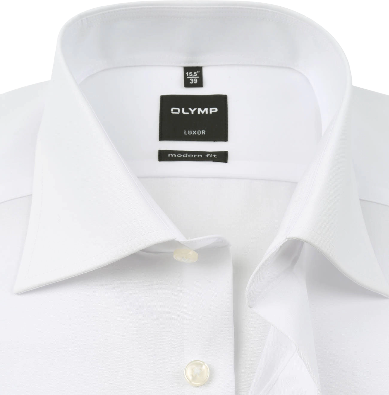 Olymp Luxor Businesshemd, Modern Fit, Extra Langer Arm, FüR Herren, Weiß, 40