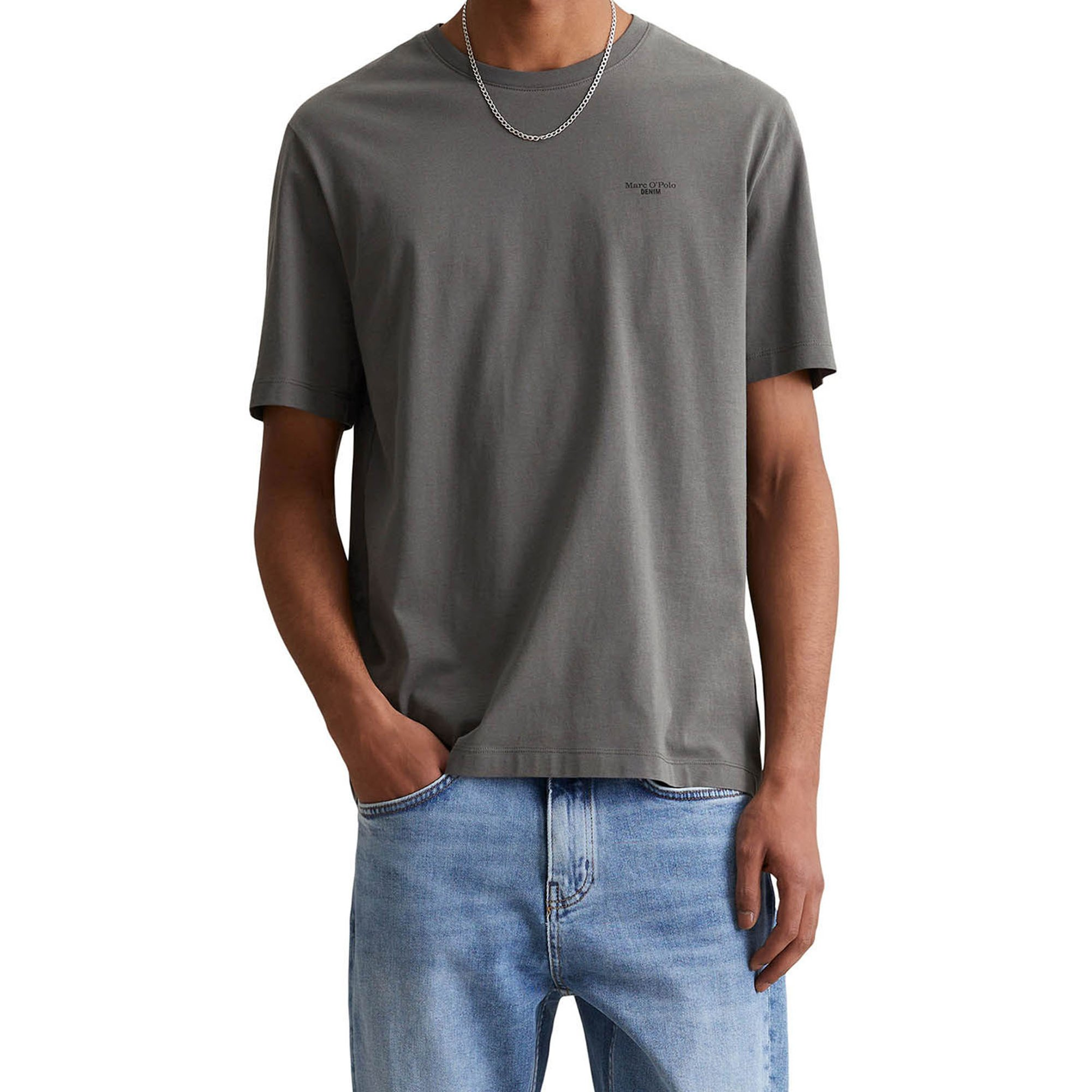 Marc O'Polo Denim T-Shirt, FüR Herren, Grau, XL