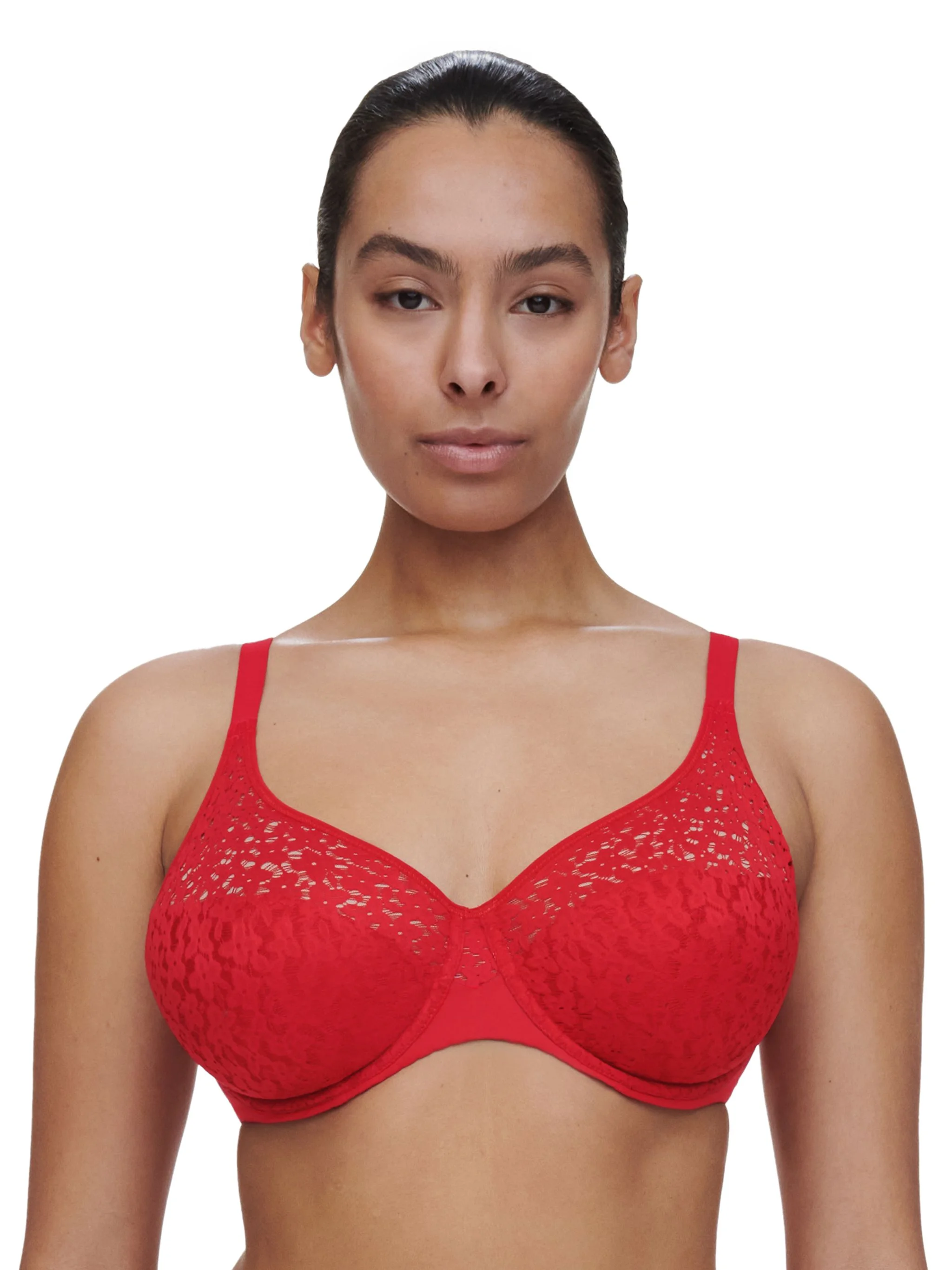 Chantelle Norah BüGel Bh, Spitze, FüR Damen, Rot, 95E