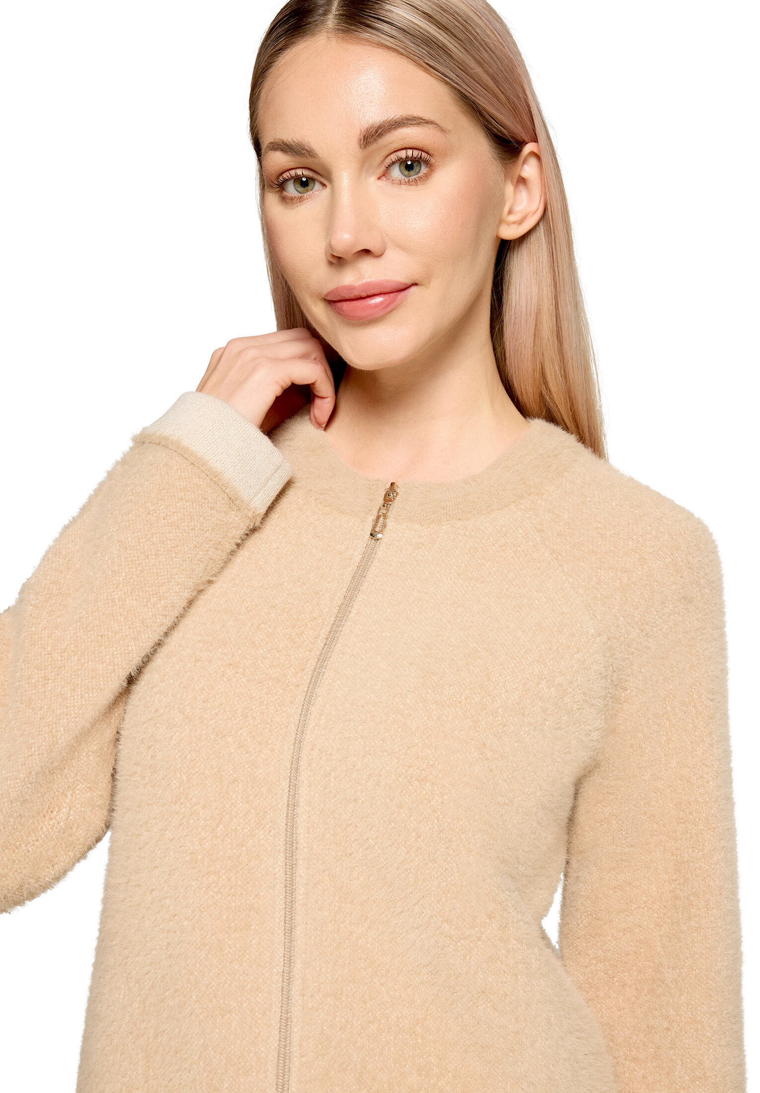 Betty Barclay 52408201_Strickj, 7234 Classic Beige, 36, Beige, 36
