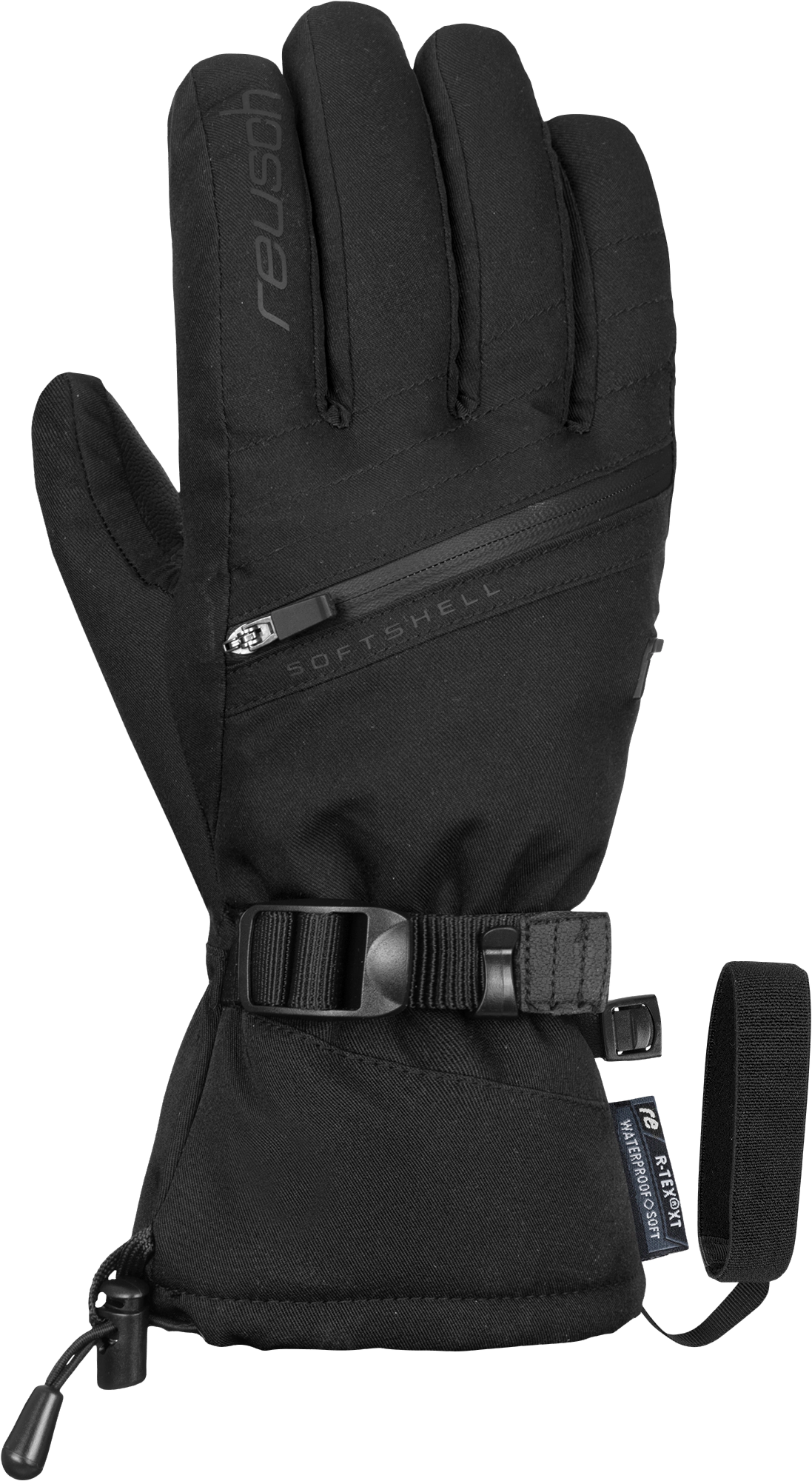 Reusch Skihandschuhe "Demi Rtex® Xt", Wasserdicht, WäRmeisolierend, FüR Damen, Schwarz, 8 1/2
