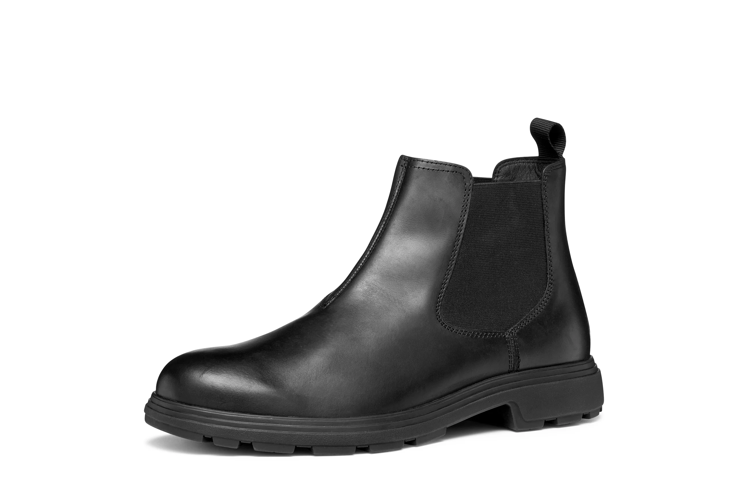 Geox Chelsea Boots, Leder, FüR Herren, Schwarz, 44