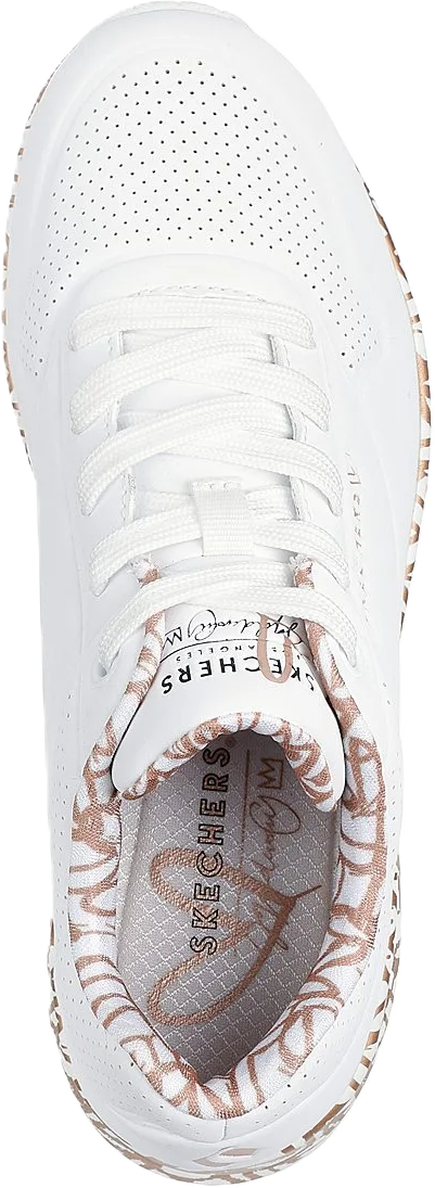 Skechers® Uno Sneaker "Loving Love", Kunstleder, FüR Damen, Weiß, 38