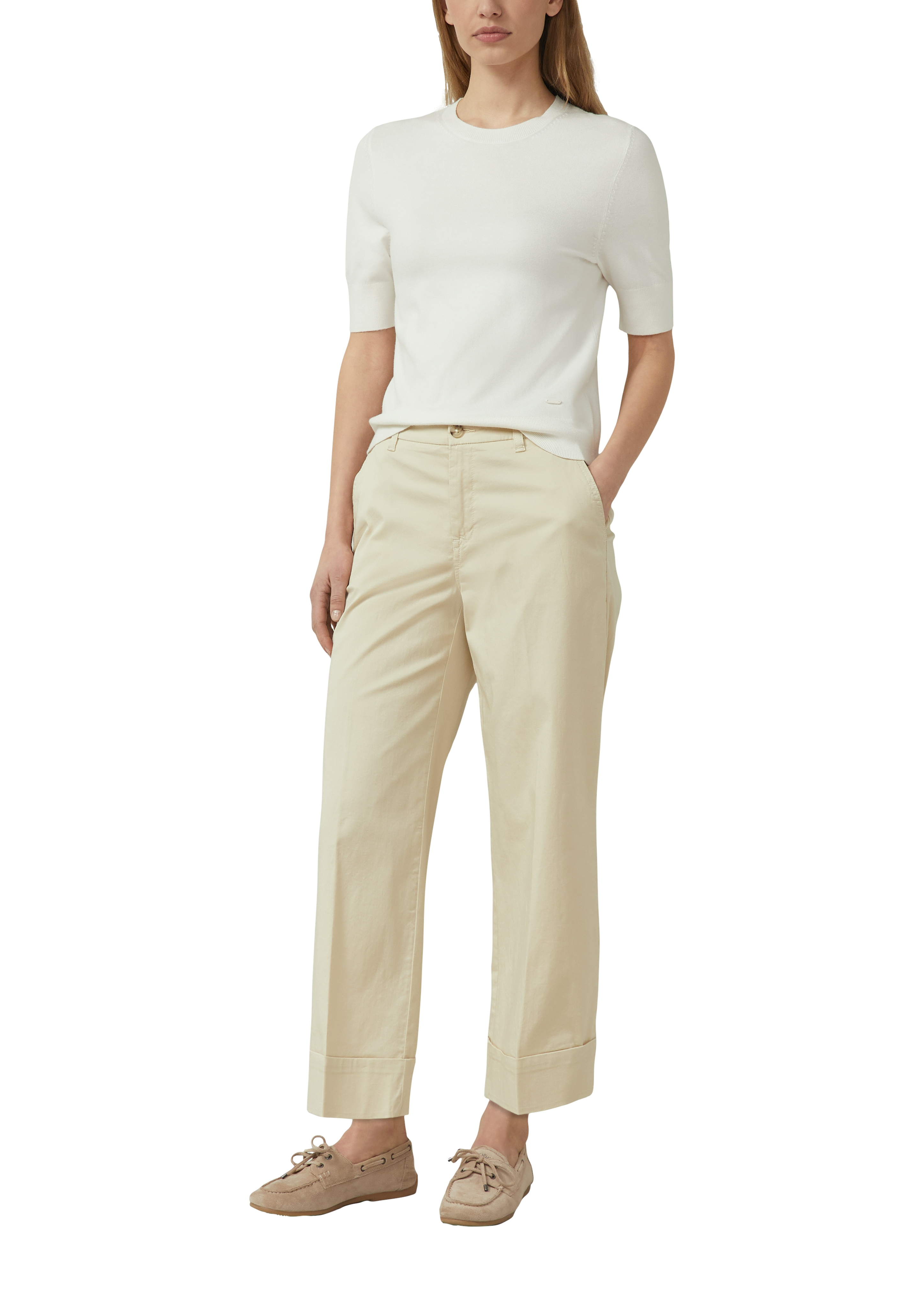 S.Oliver Red Label Culotte, BüGelfalte, FüR Damen, Beige, 36