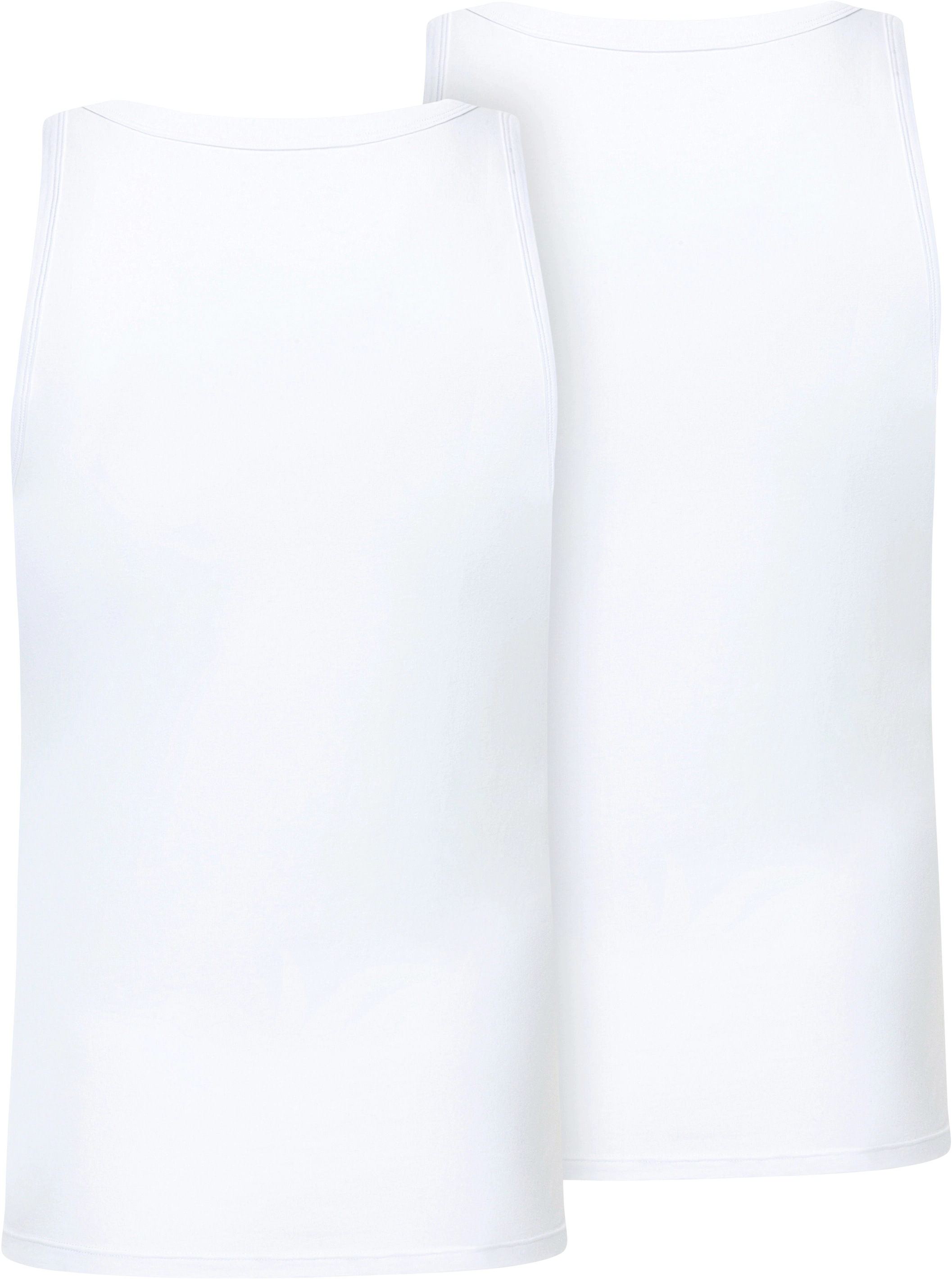 Jockey® Unterhemd "Cotton+", 2Er-Pack, Uni, FüR Herren, Weiß, Xxl