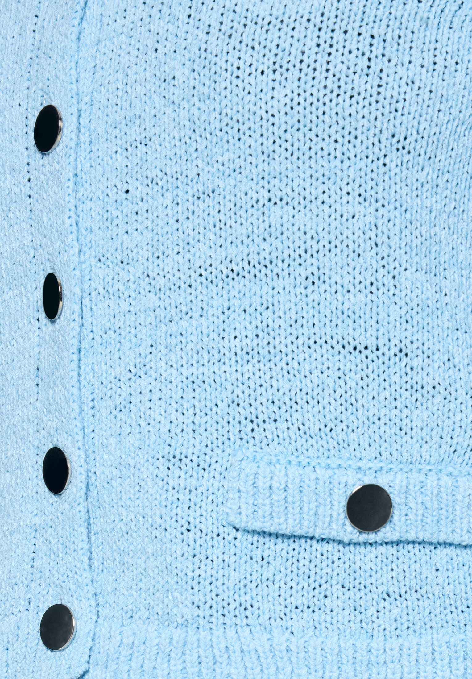 Betty Barclay Strick-Cardigan Mit Aufgesetzten Taschen, Blau, 36