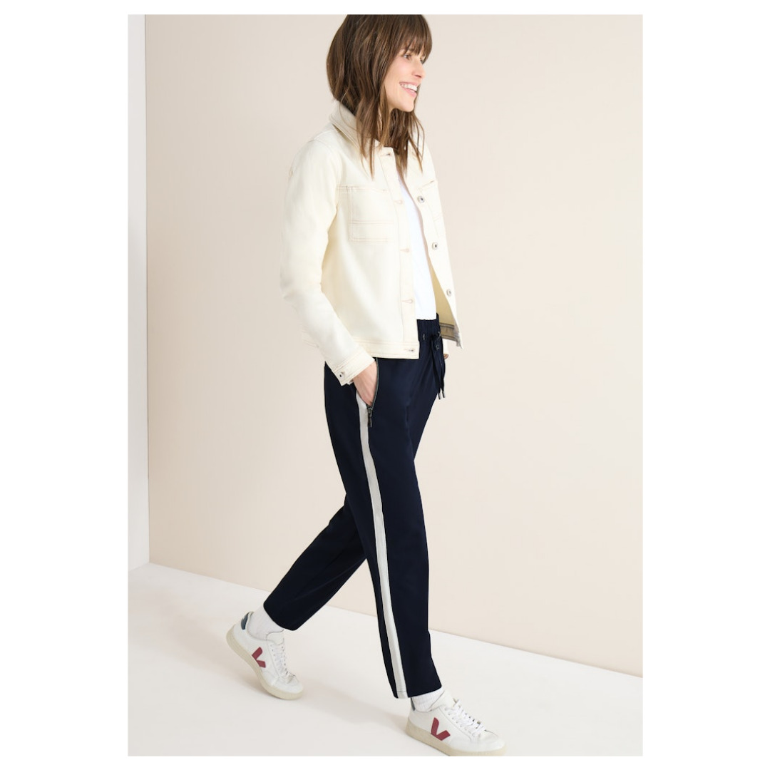 Joop! Stoffhose, Tunnelzug, FüR Damen, Blau, M/28
