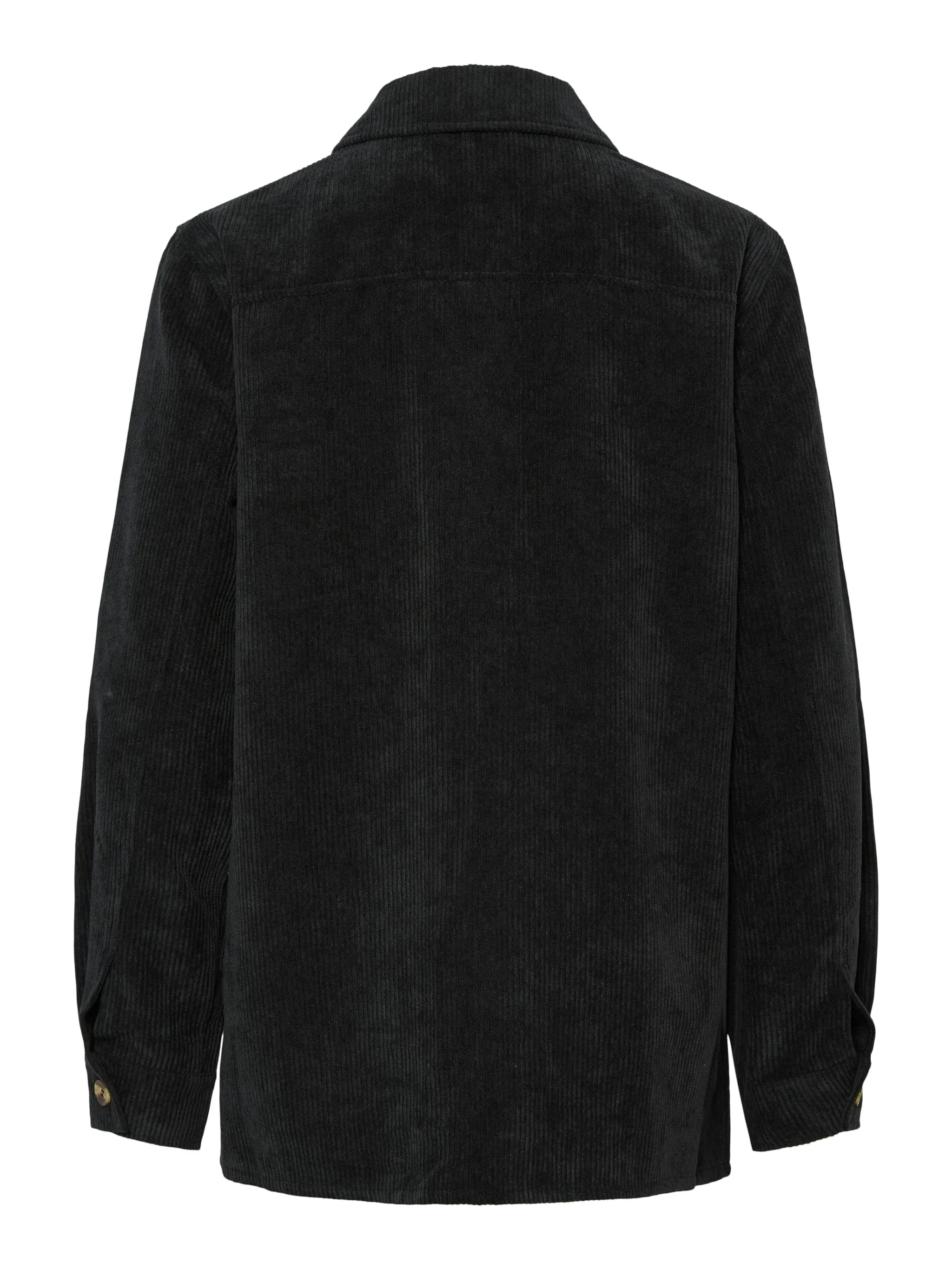 Pieces Overshirt "Effi", Blusenkragen, FüR Damen, Schwarz, M