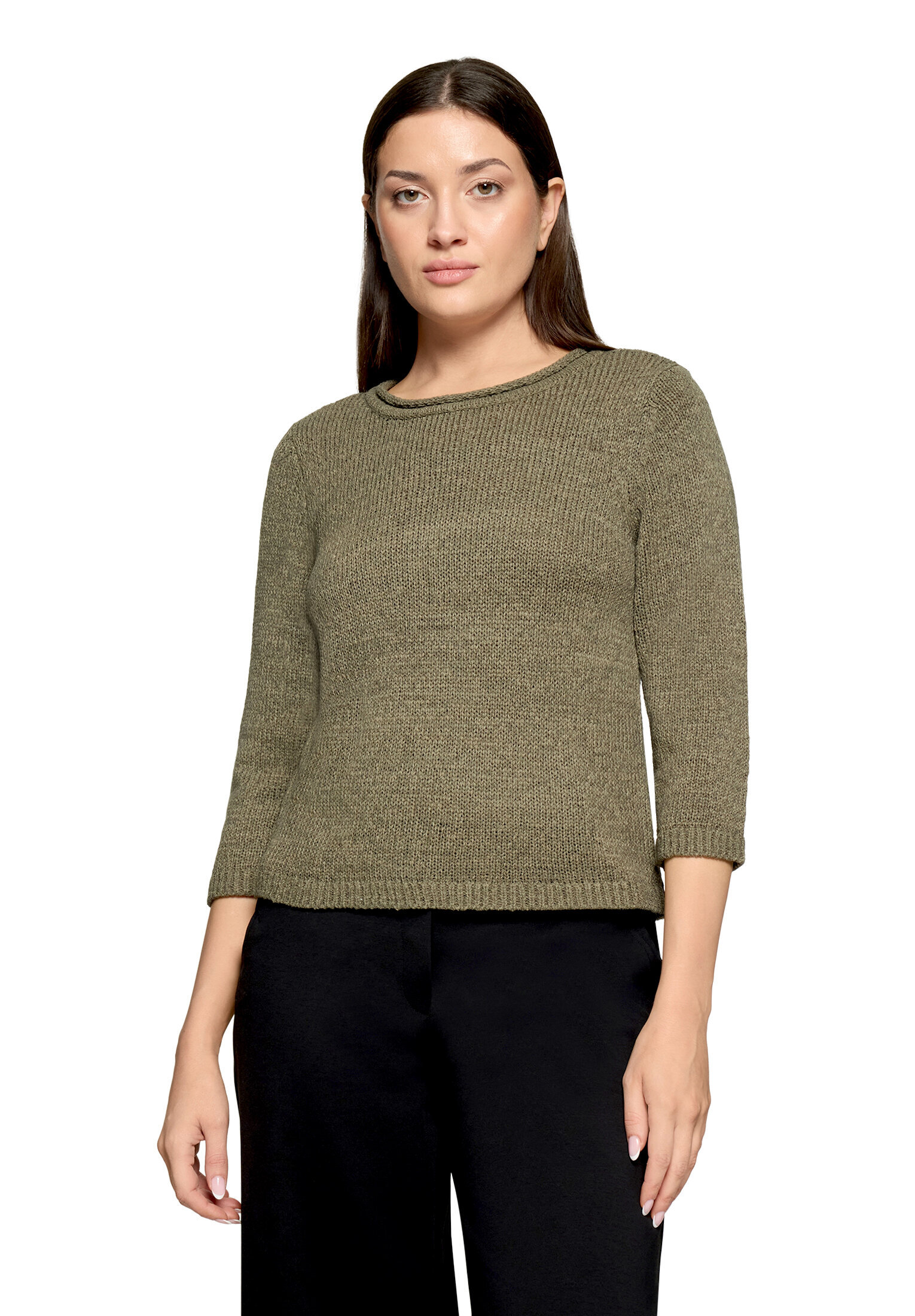 Betty Barclay Strickpullover Mit 3/4 Arm, GrüN, 42