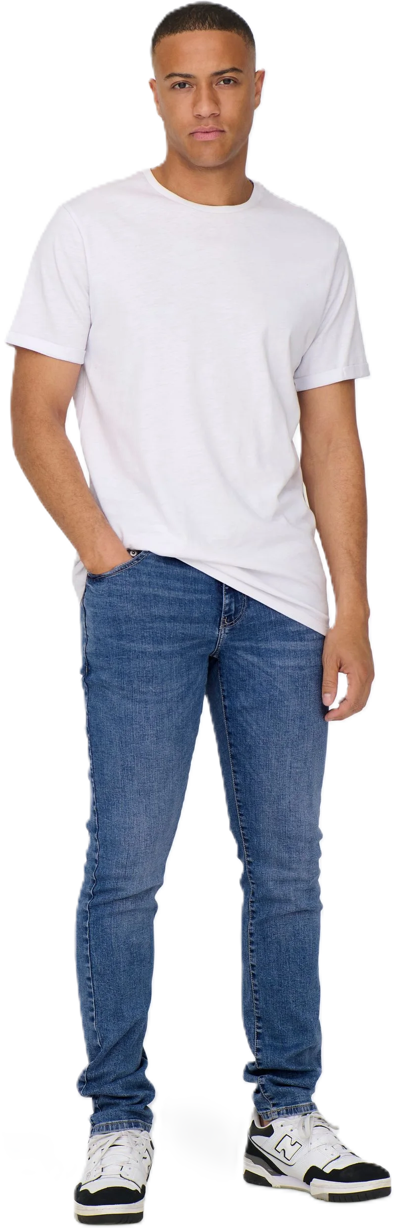 Only & Sons Jeanshose, Slim Fit, FüR Herren, Blau, 34/34