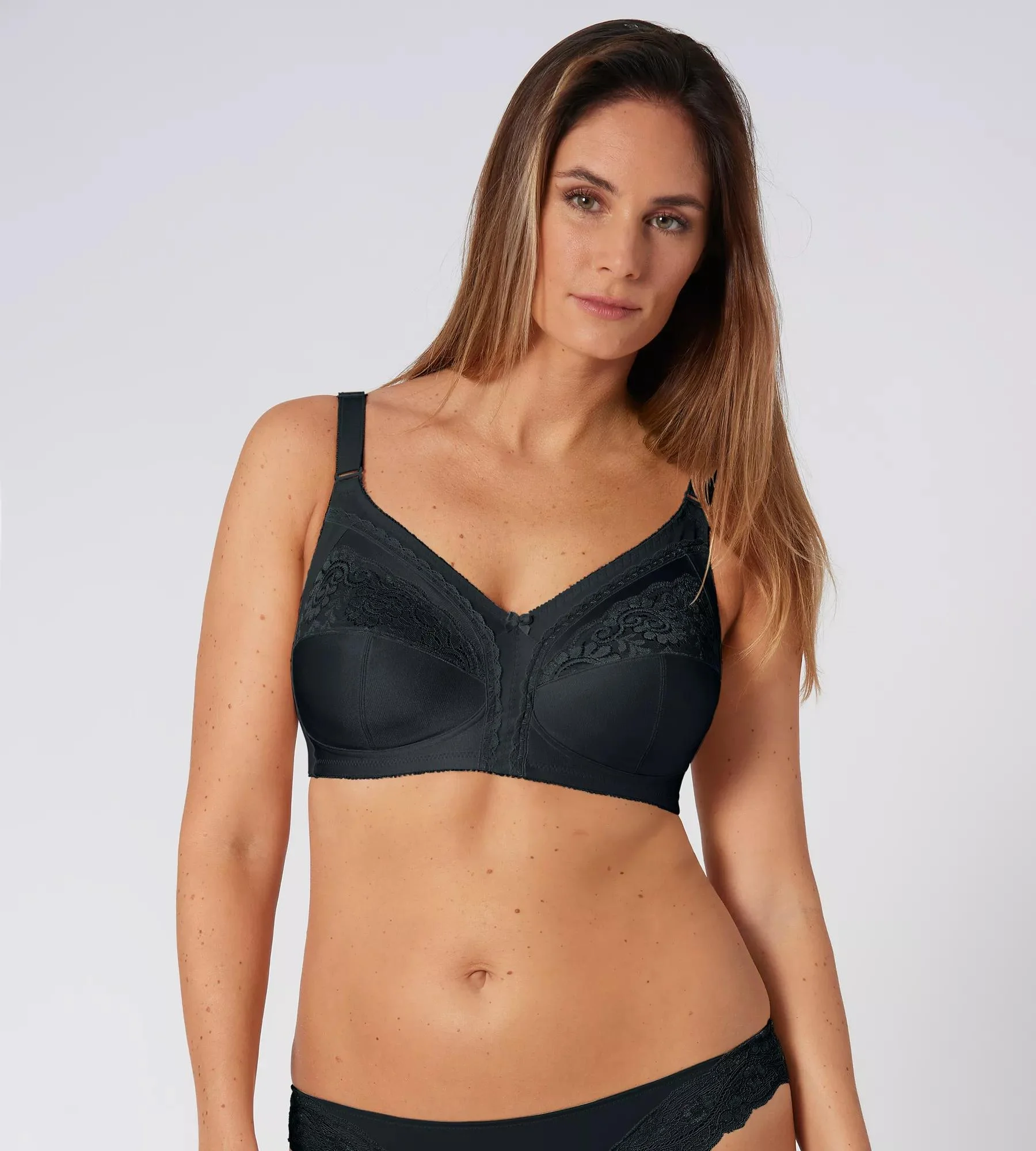 Triumph Claudette 104 Bh, BüGellos, Spitze, Schleife, FüR Damen, Schwarz, 80C