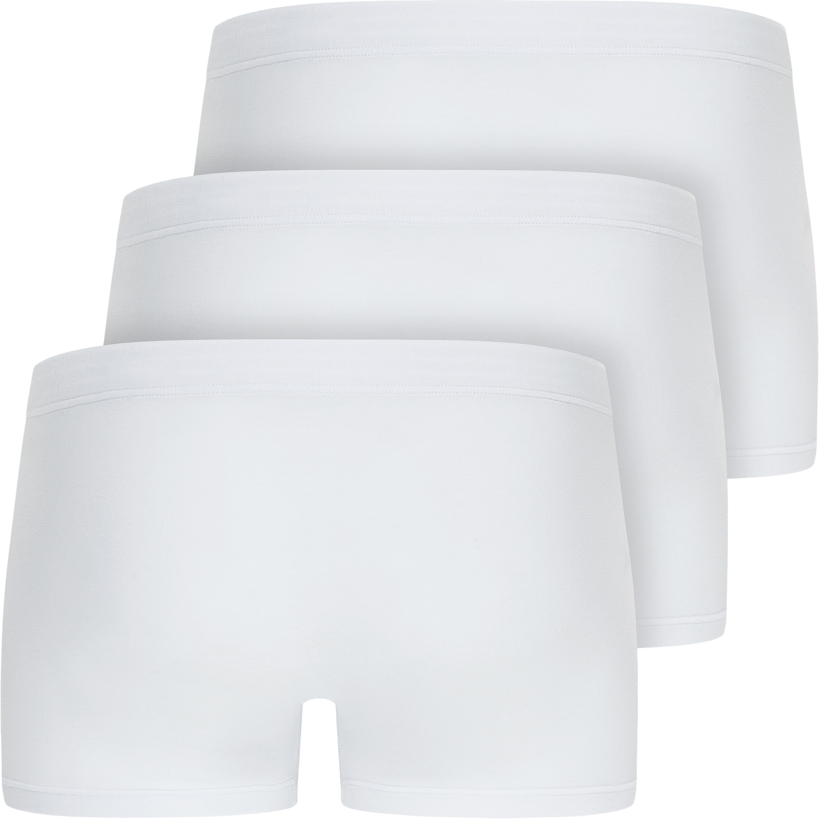 Jockey® Cotton+ Pants, 3Er-Pack, Uni, Baumwollgemisch, FüR Herren, Weiß, S