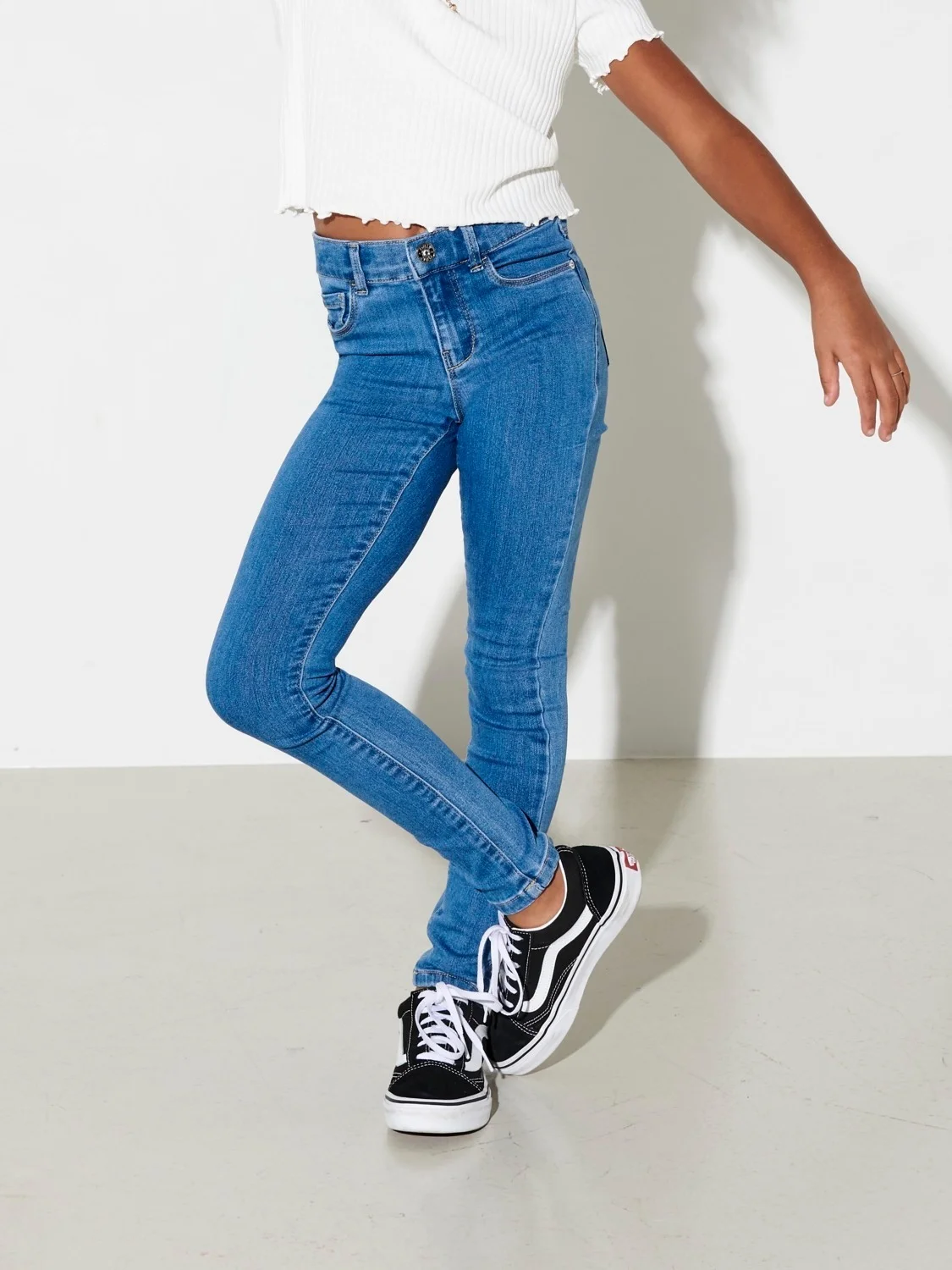 Only® Jeans, Frontverschluss, FüR Kinder, Blau, 140