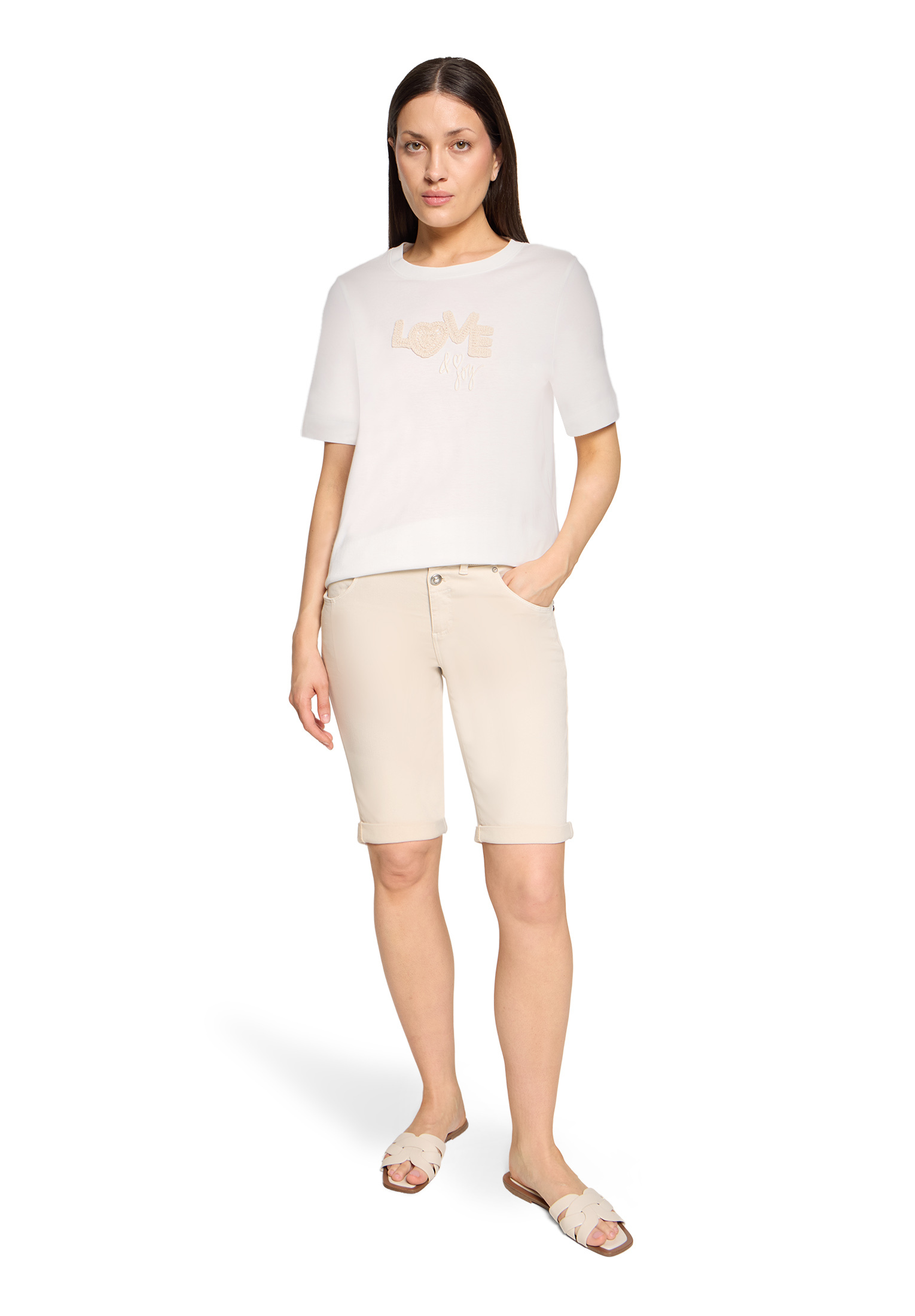 Cartoon Shirt, Baumwolle, FüR Damen, Weiß, 42