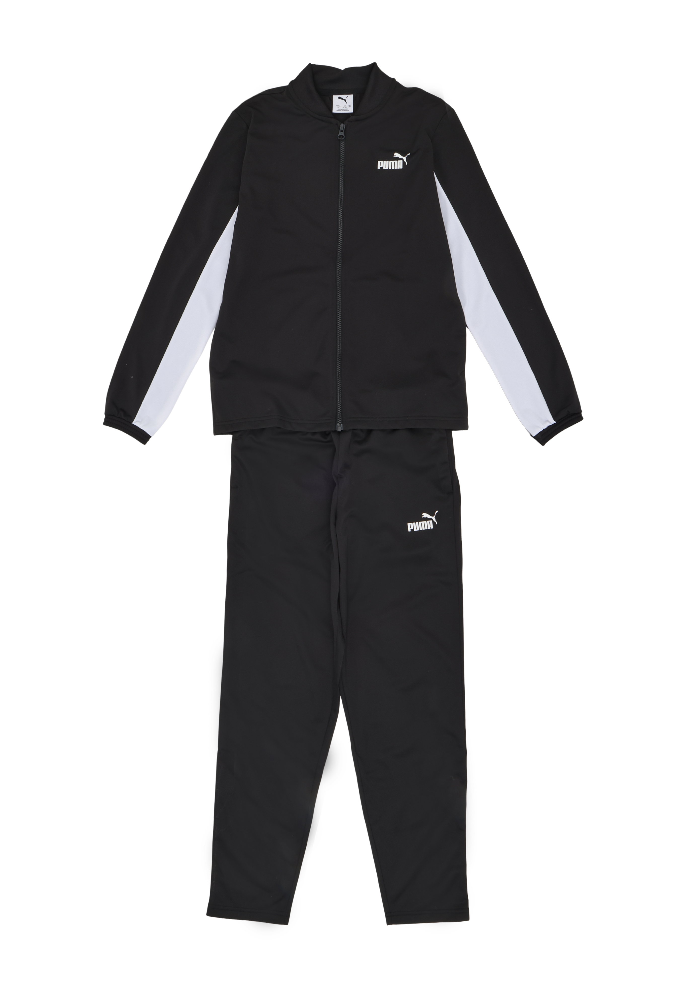 Puma® Trainingsanzug, Stehkragen, FüR Kinder, GrüN|Schwarz, 128
