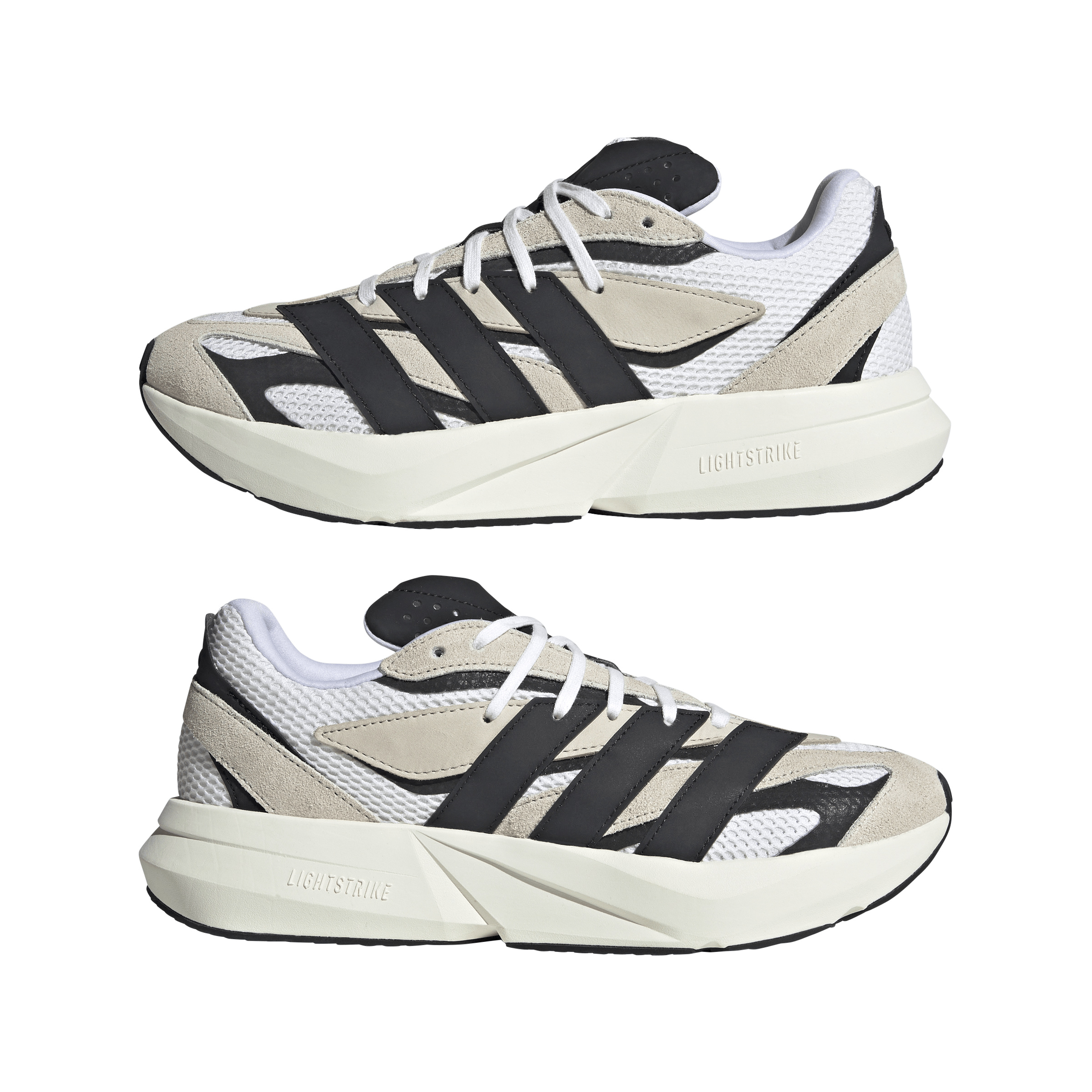 Adidas Sneaker "Lightblaze", Mesh, FüR Herren, Schwarz|Beige, 45 1/3