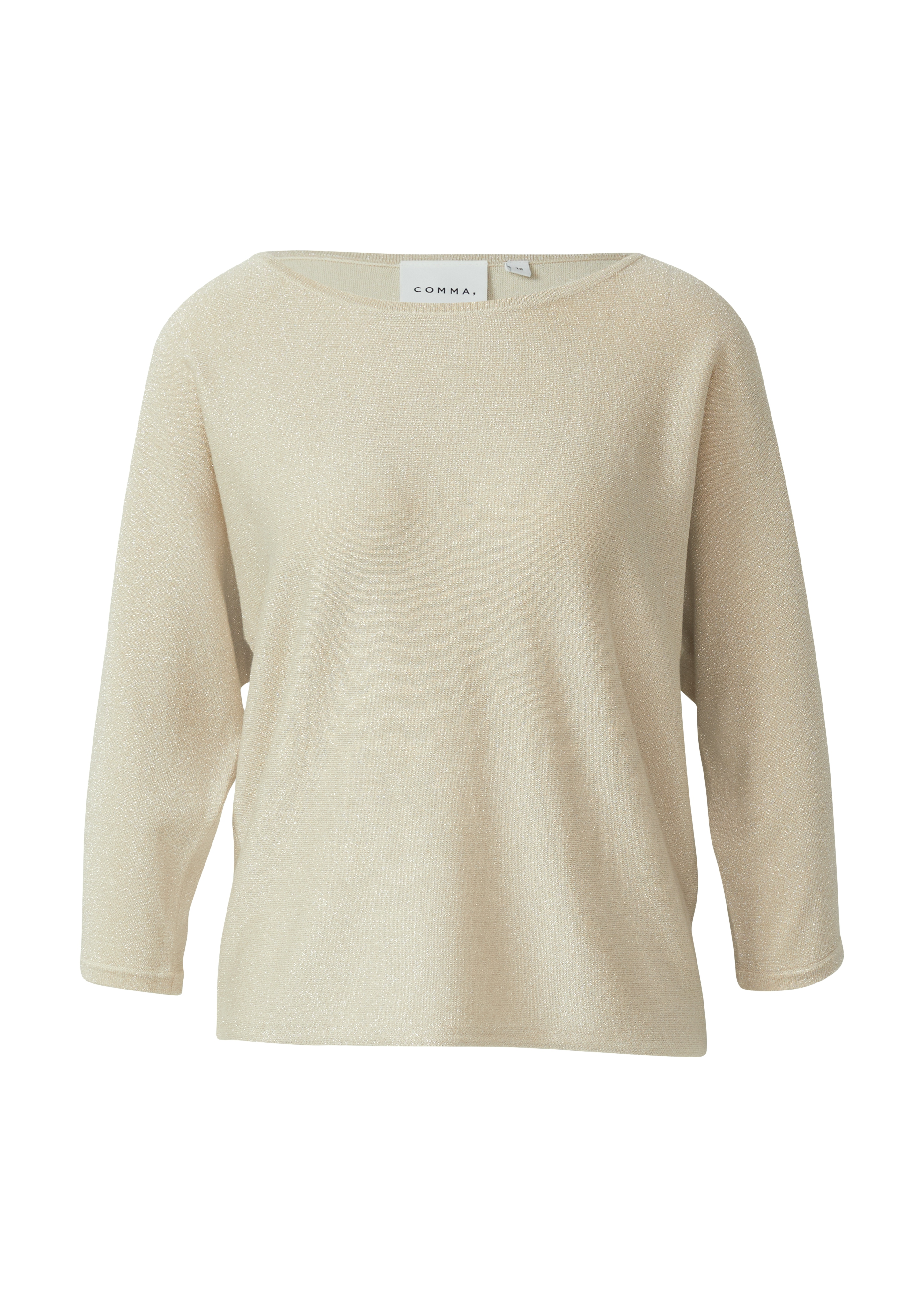 Comma, Strickpullover, FledermausäRmel, FüR Damen, Beige, 38